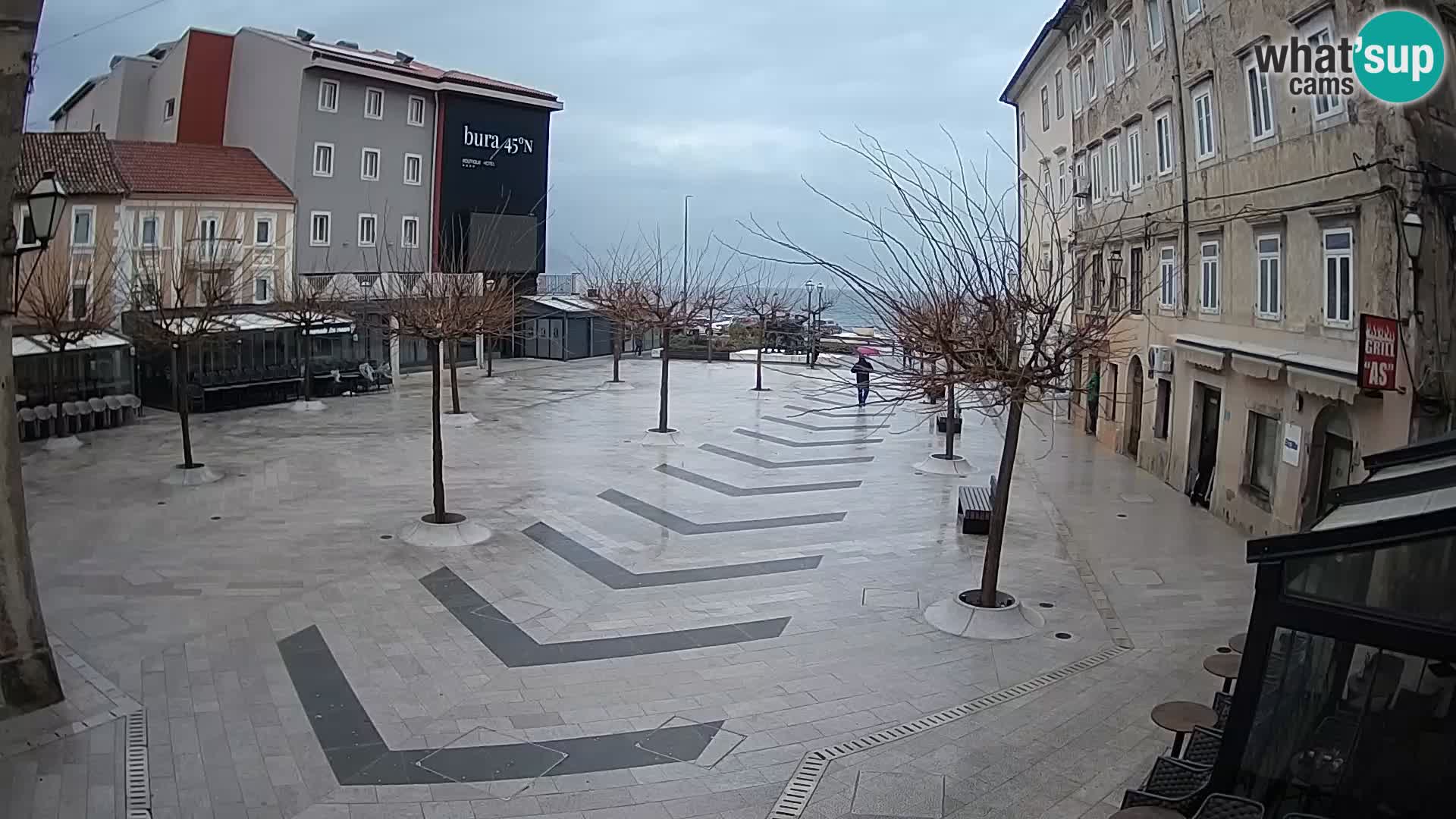 Center of Senj city – Pavlin square – Live Cam Dalmatia