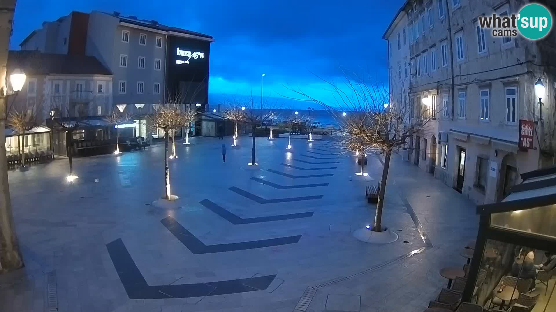 Centre de la ville de Senj – Place Pavlin – Live Cam Dalmatie
