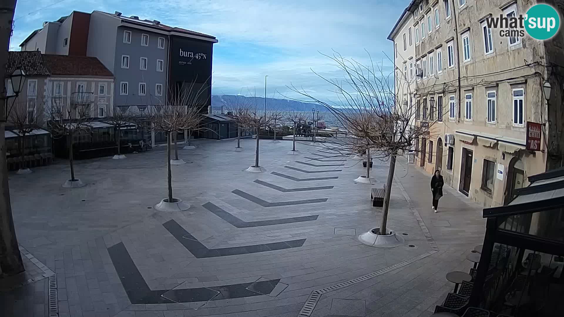 Center of Senj city – Pavlin square – Live Cam Dalmatia