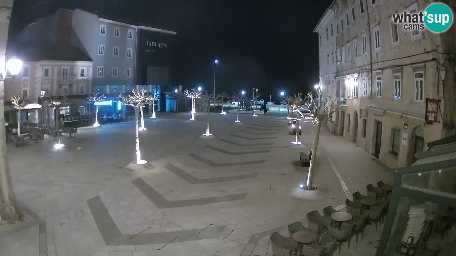 Zentrum der Stadt Senj – Pavlin platz – Live Cam Dalmatia
