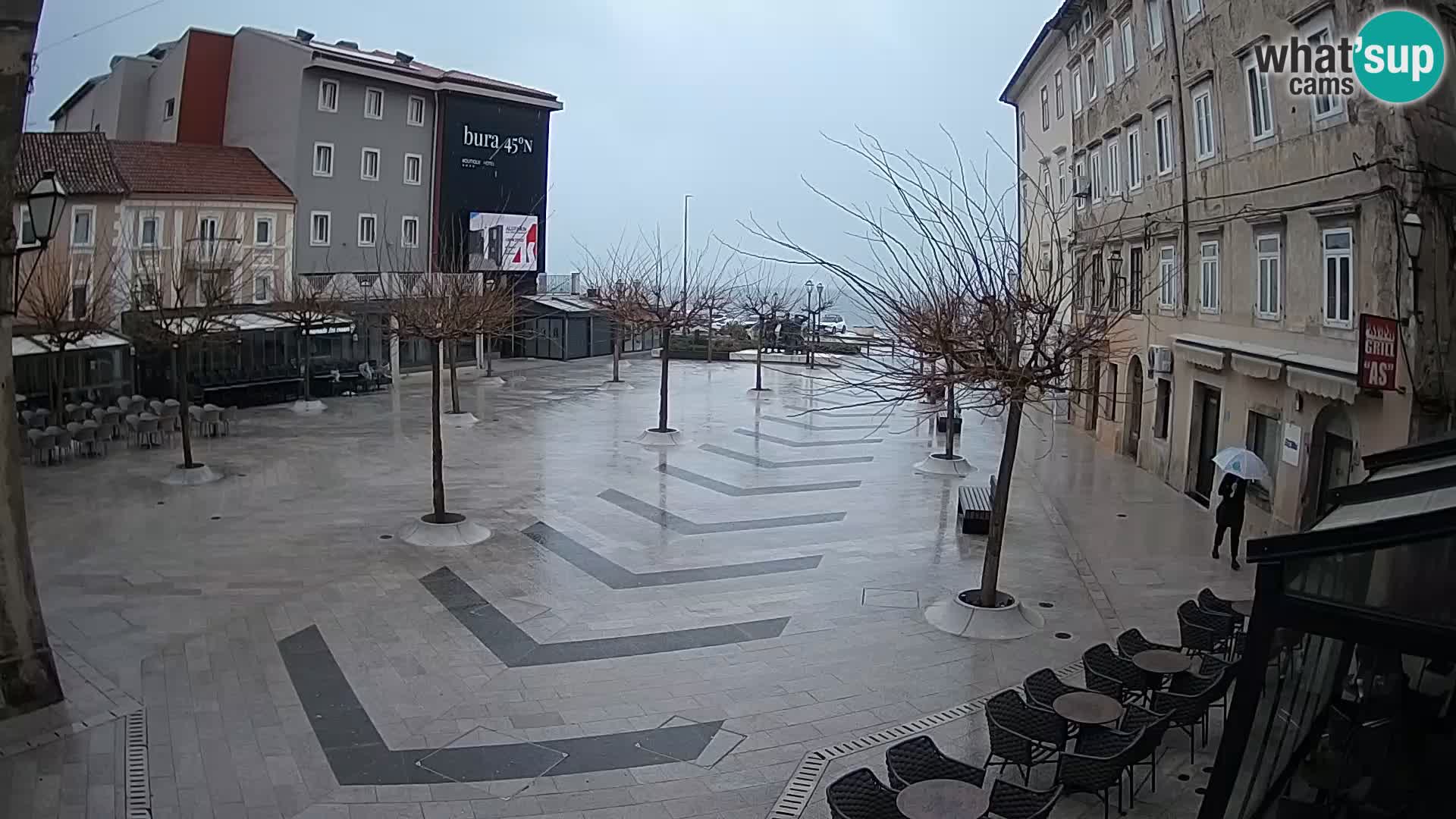 Center of Senj city – Pavlin square – Live Cam Dalmatia