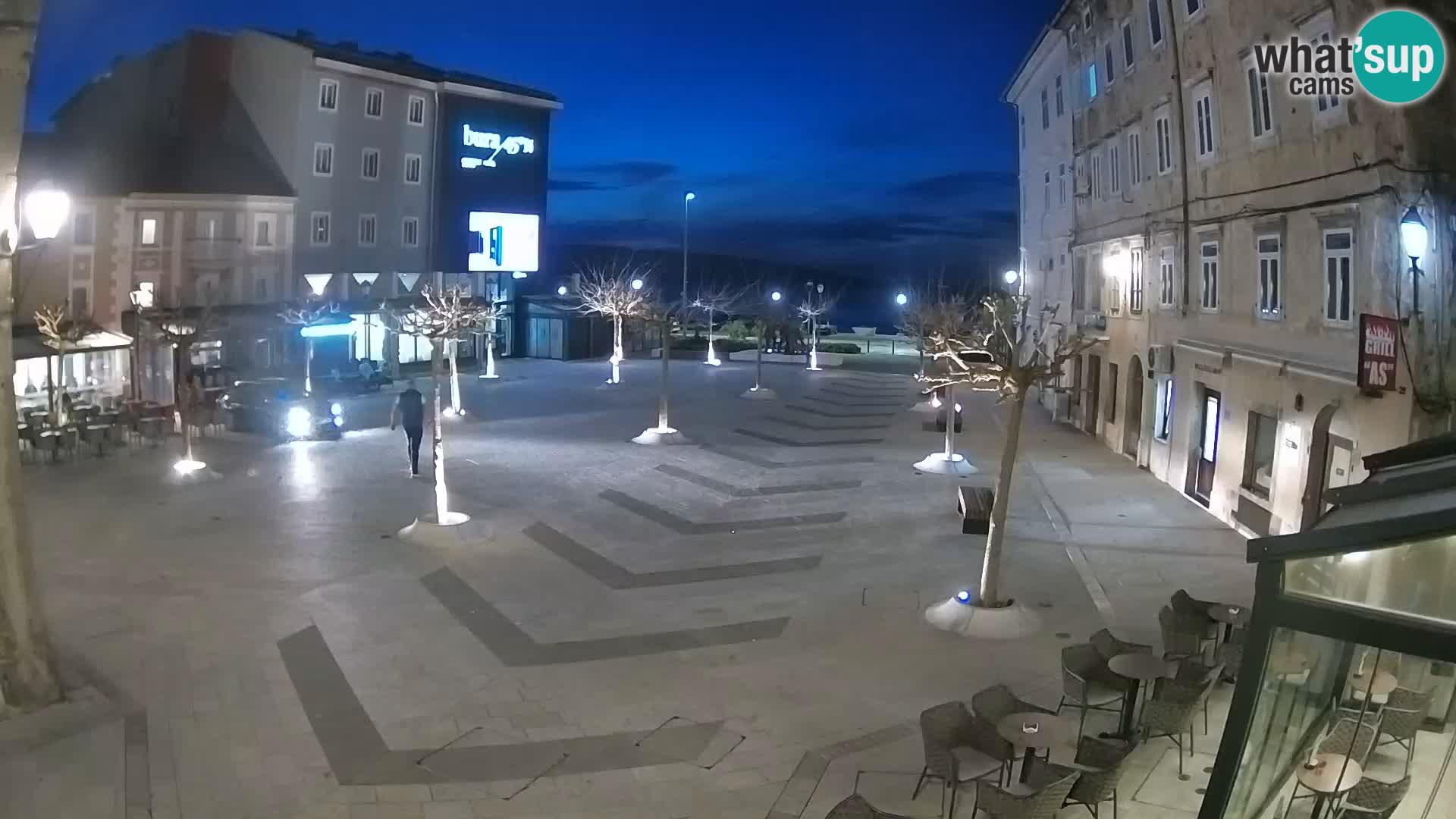 Zentrum der Stadt Senj – Pavlin platz – Live Cam Dalmatia