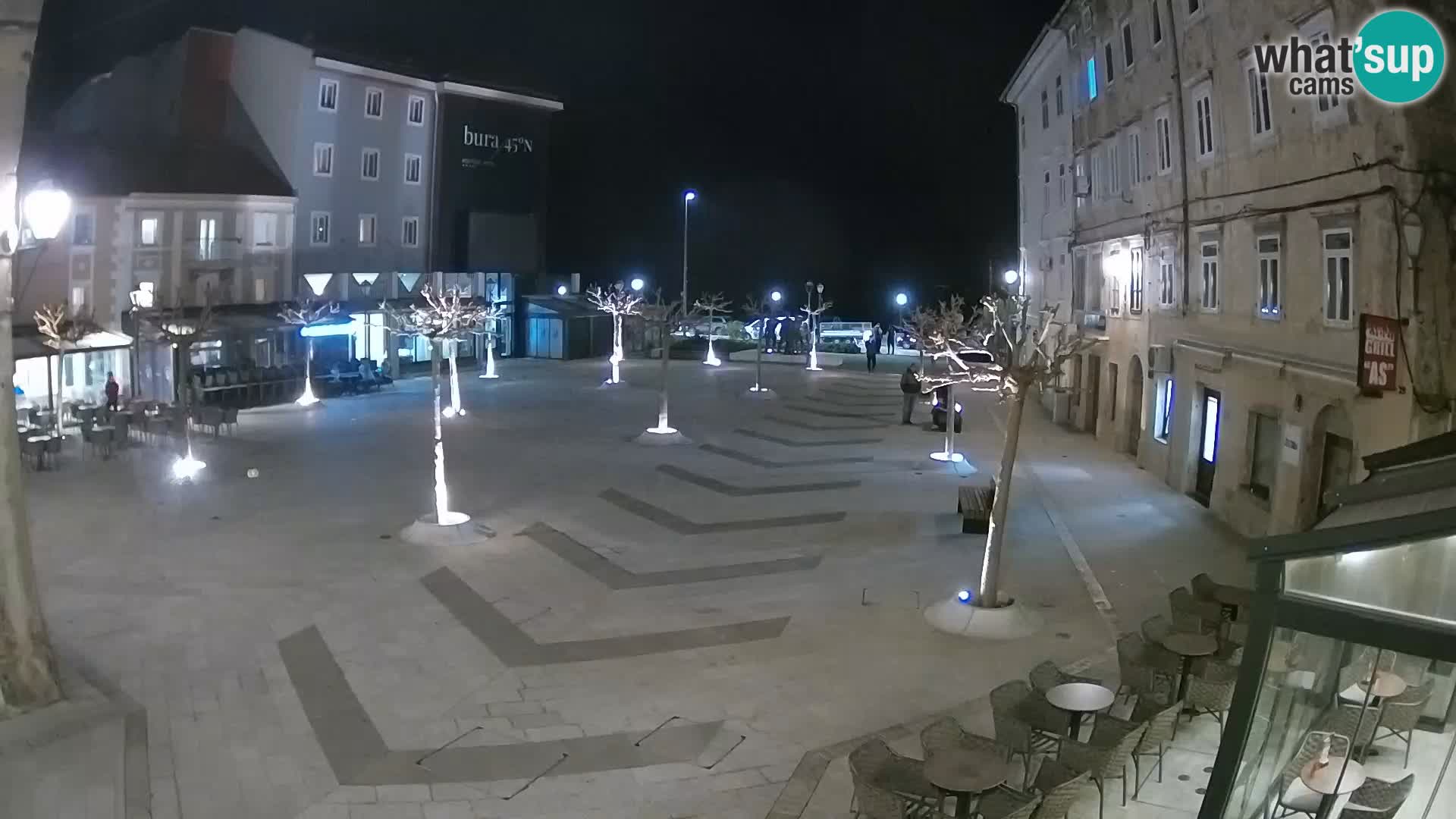Center of Senj city – Pavlin square – Live Cam Dalmatia