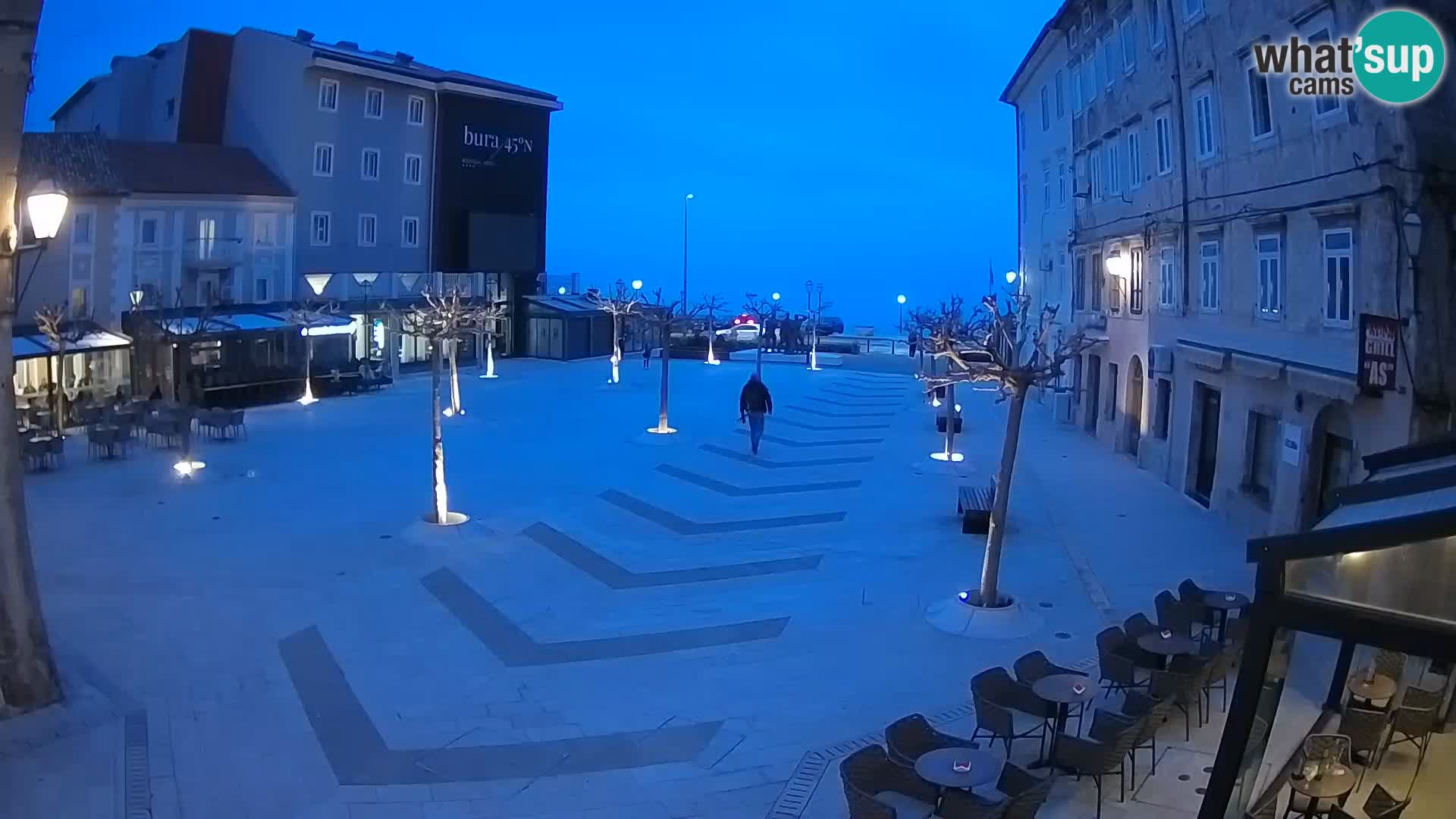 Centre de la ville de Senj – Place Pavlin – Live Cam Dalmatie