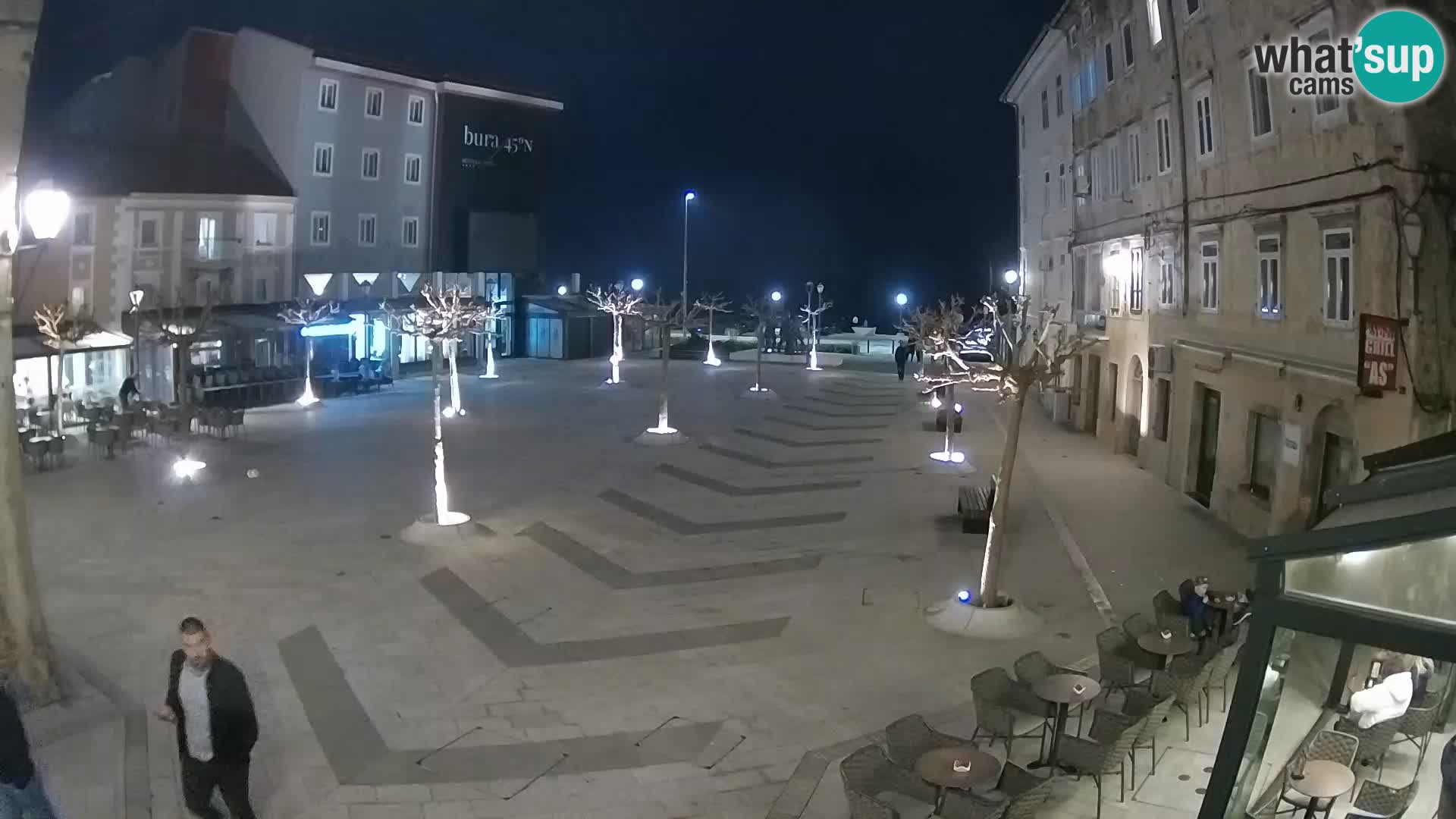 Centre de la ville de Senj – Place Pavlin – Live Cam Dalmatie