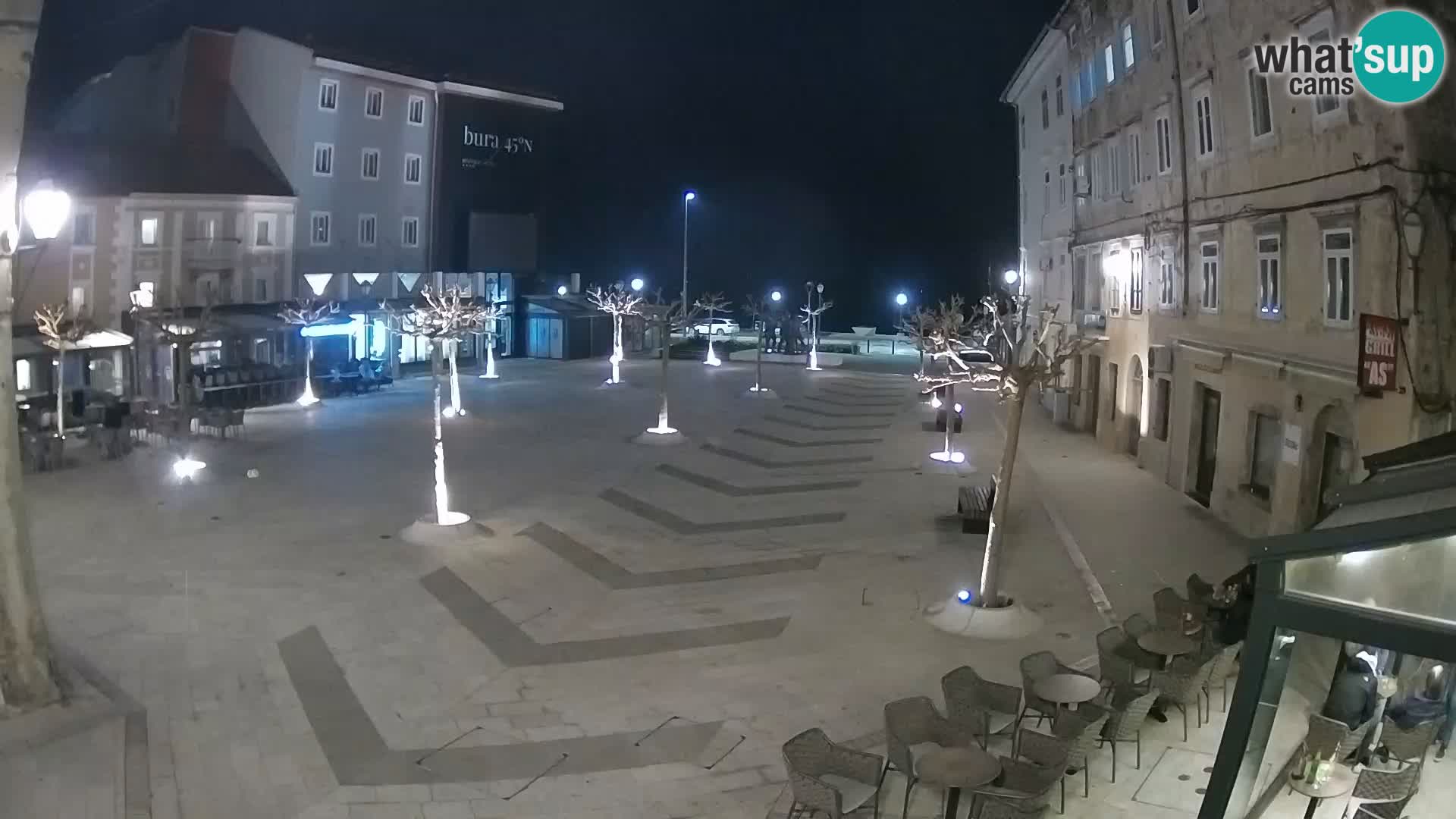 Center of Senj city – Pavlin square – Live Cam Dalmatia