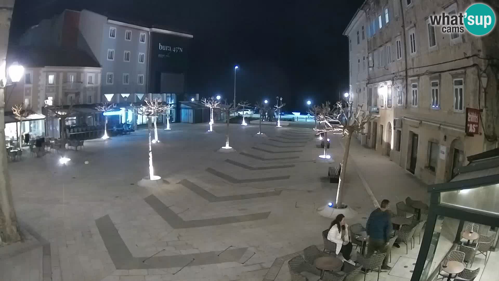 Center of Senj city – Pavlin square – Live Cam Dalmatia