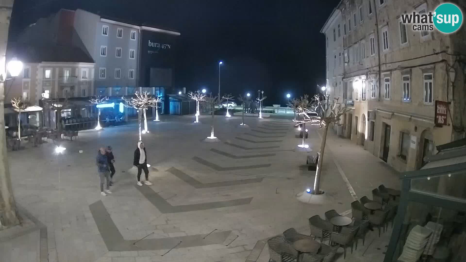 Centro della città di Senj – Piazza Pavlin – Live Cam Dalmazia