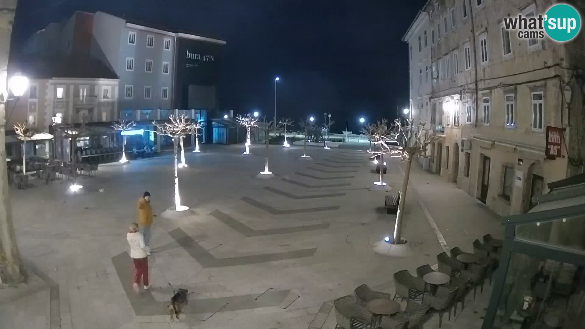 Center of Senj city – Pavlin square – Live Cam Dalmatia