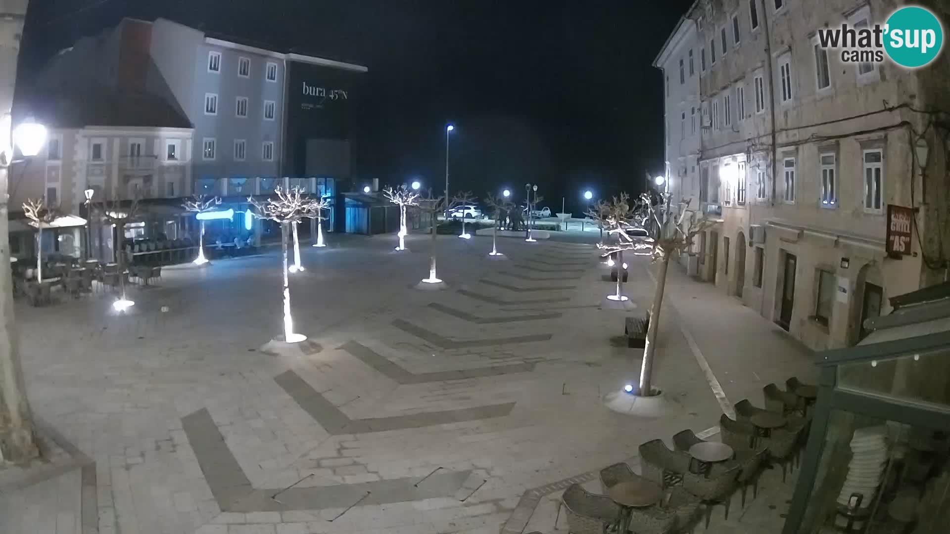 Center of Senj city – Pavlin square – Live Cam Dalmatia