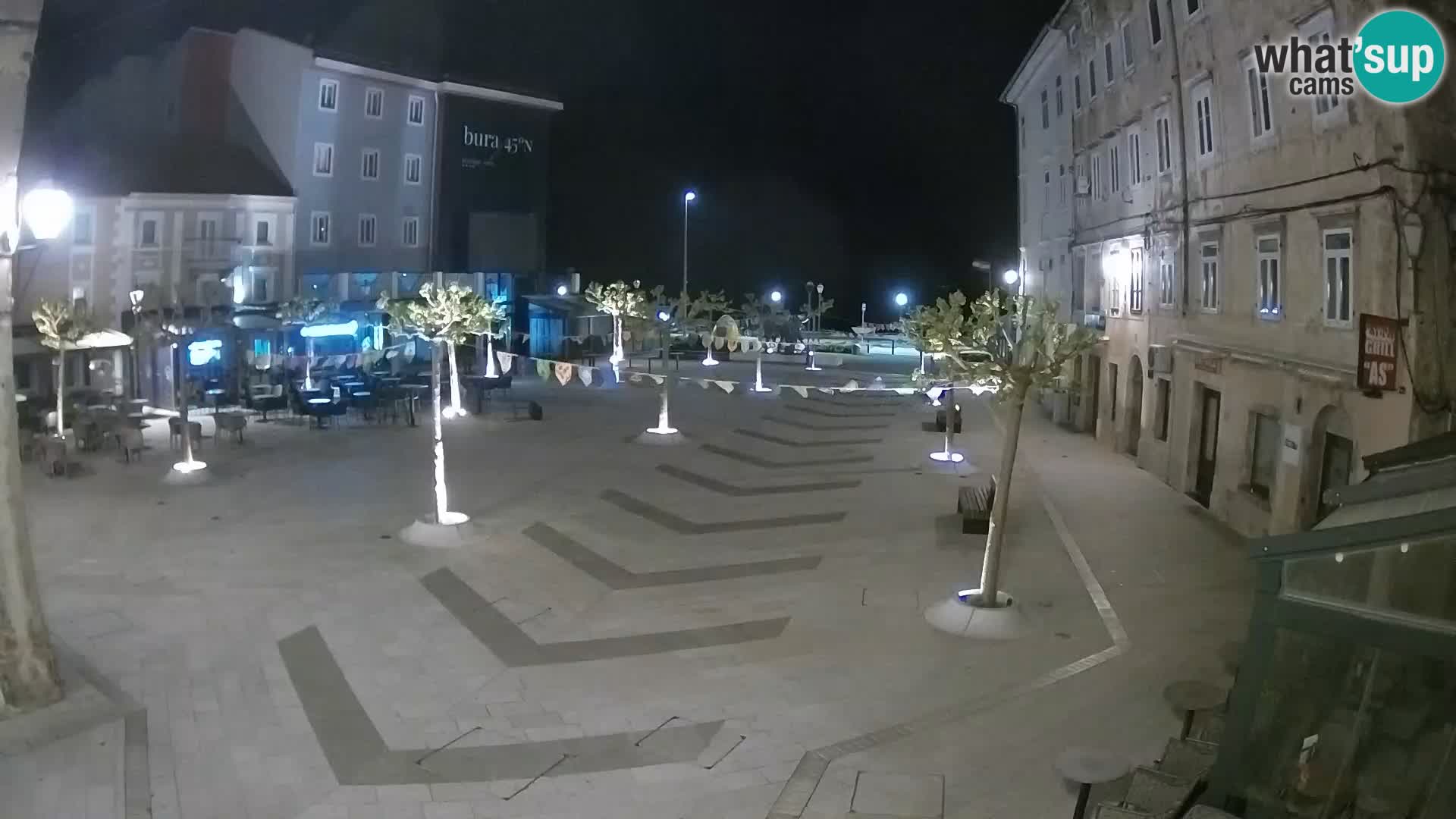 Center of Senj city – Pavlin square – Live Cam Dalmatia