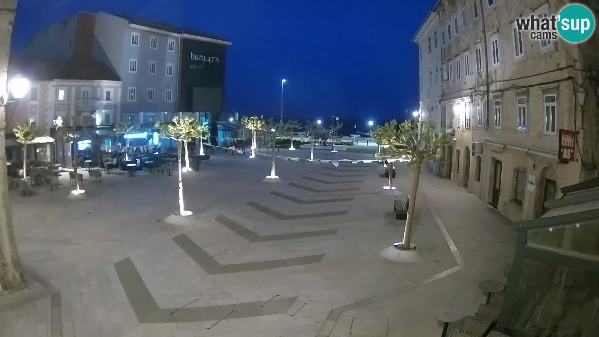 Center of Senj city – Pavlin square – Live Cam Dalmatia