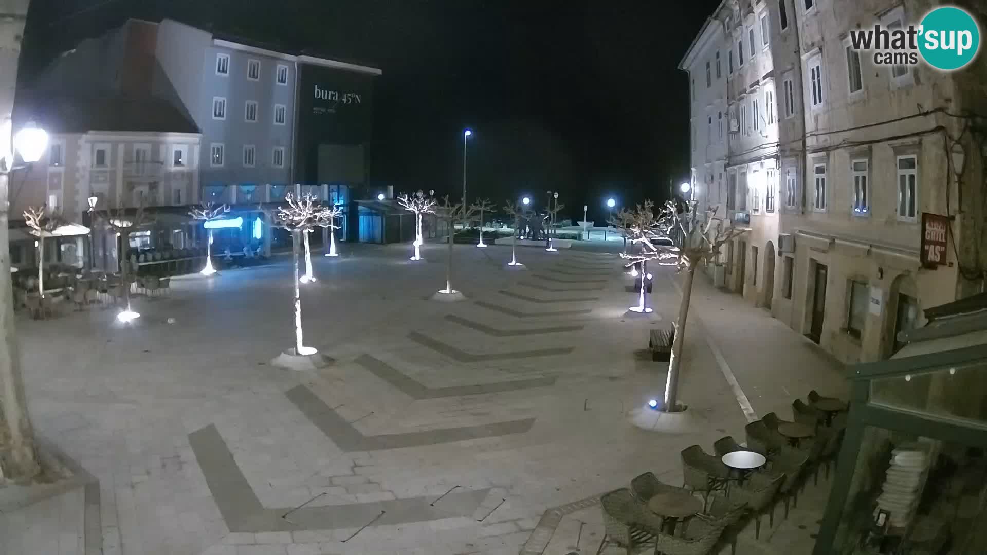 Center of Senj city – Pavlin square – Live Cam Dalmatia