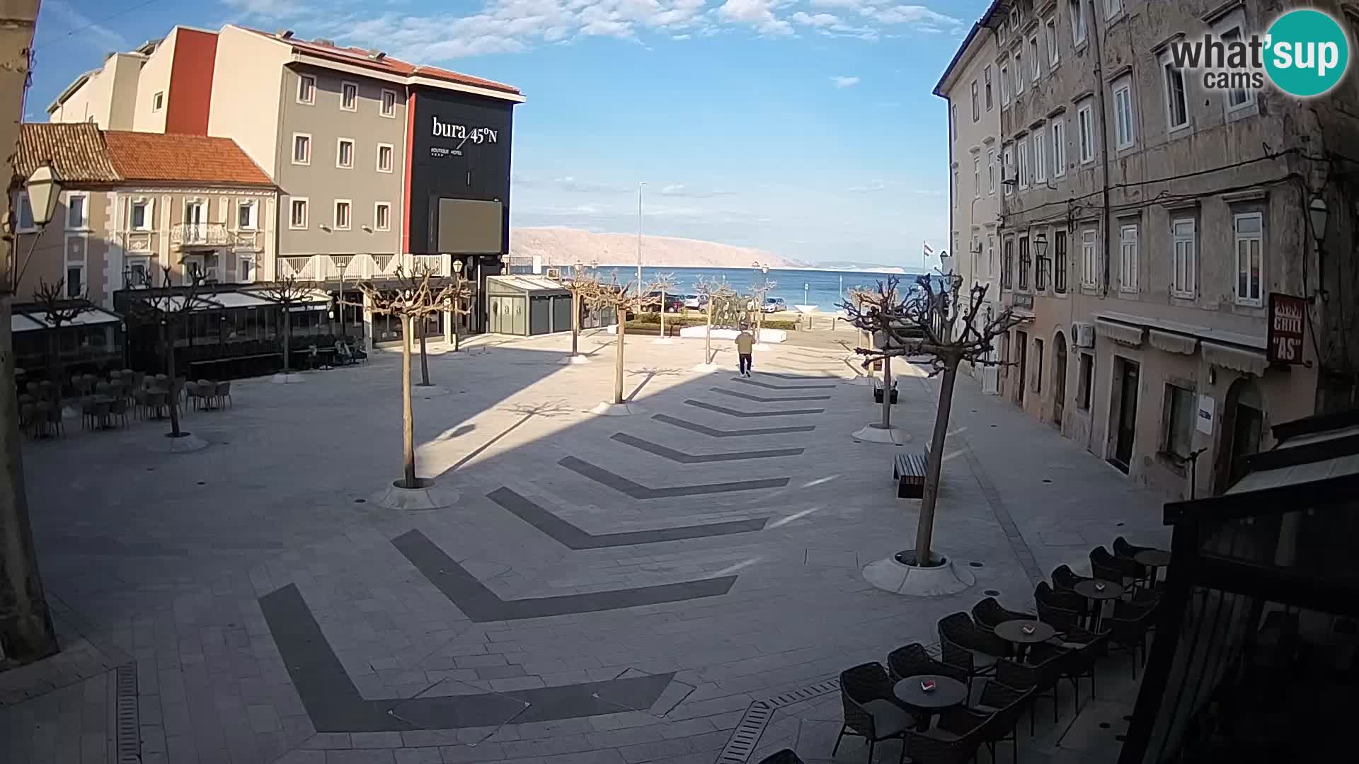 Center of Senj city – Pavlin square – Live Cam Dalmatia