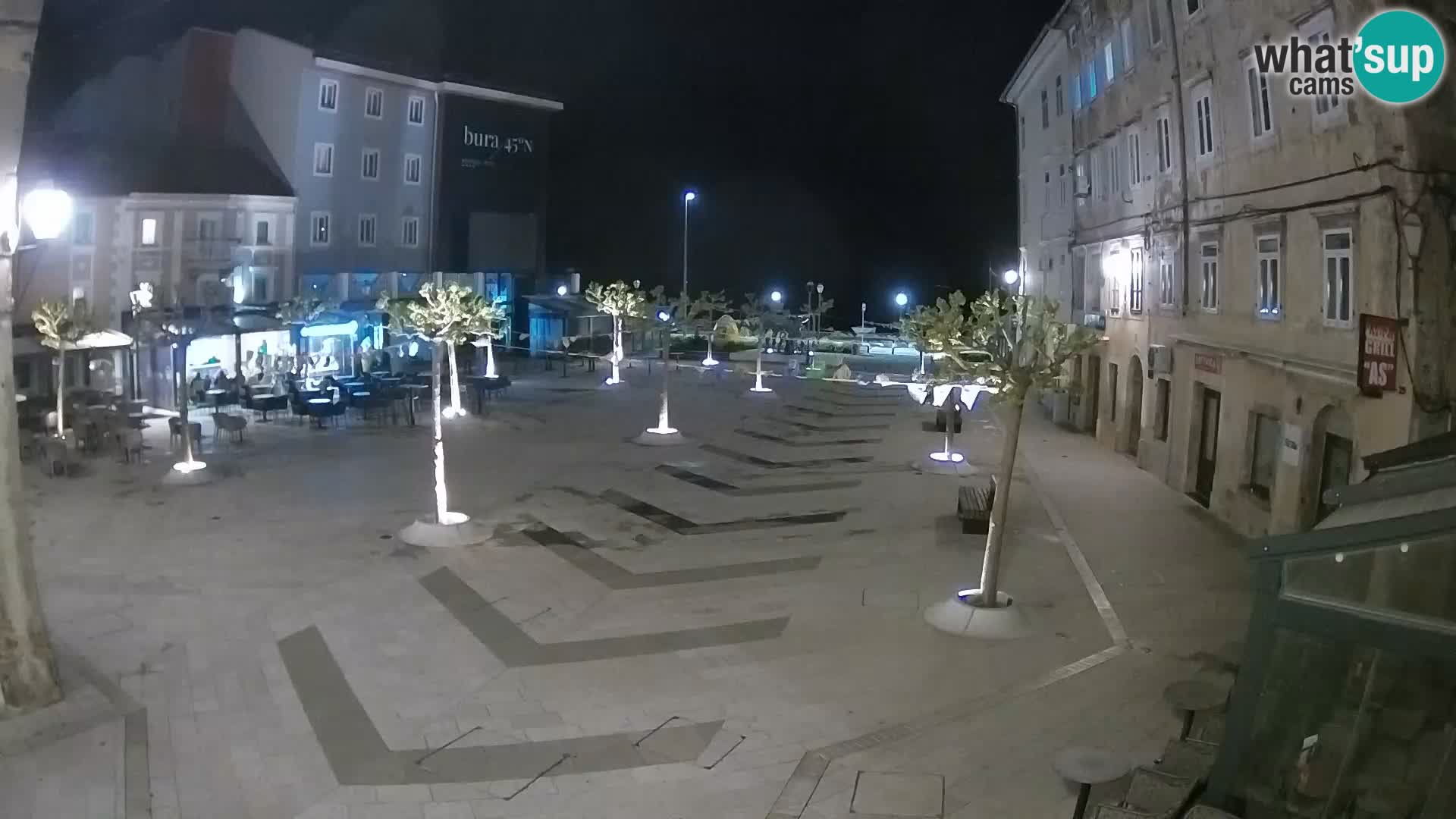 Center of Senj city – Pavlin square – Live Cam Dalmatia