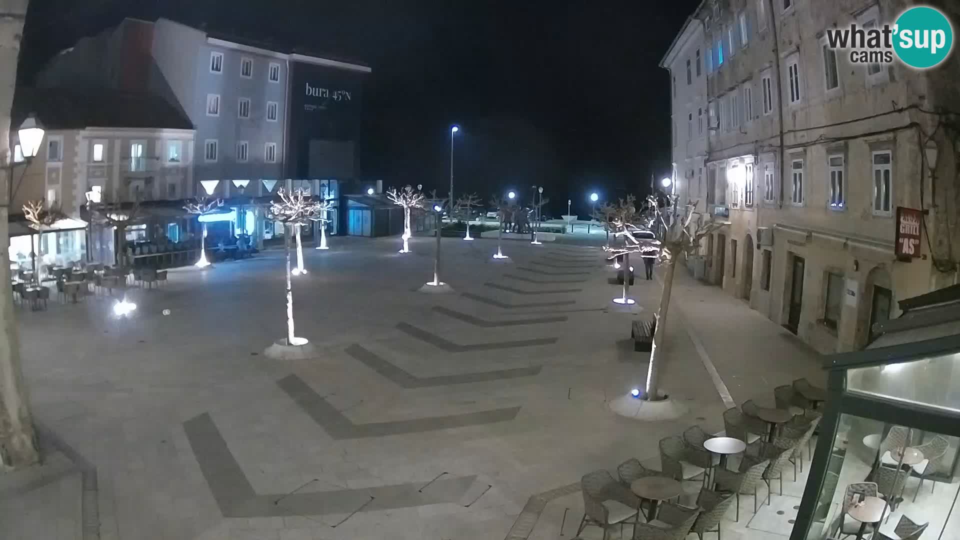Center of Senj city – Pavlin square – Live Cam Dalmatia