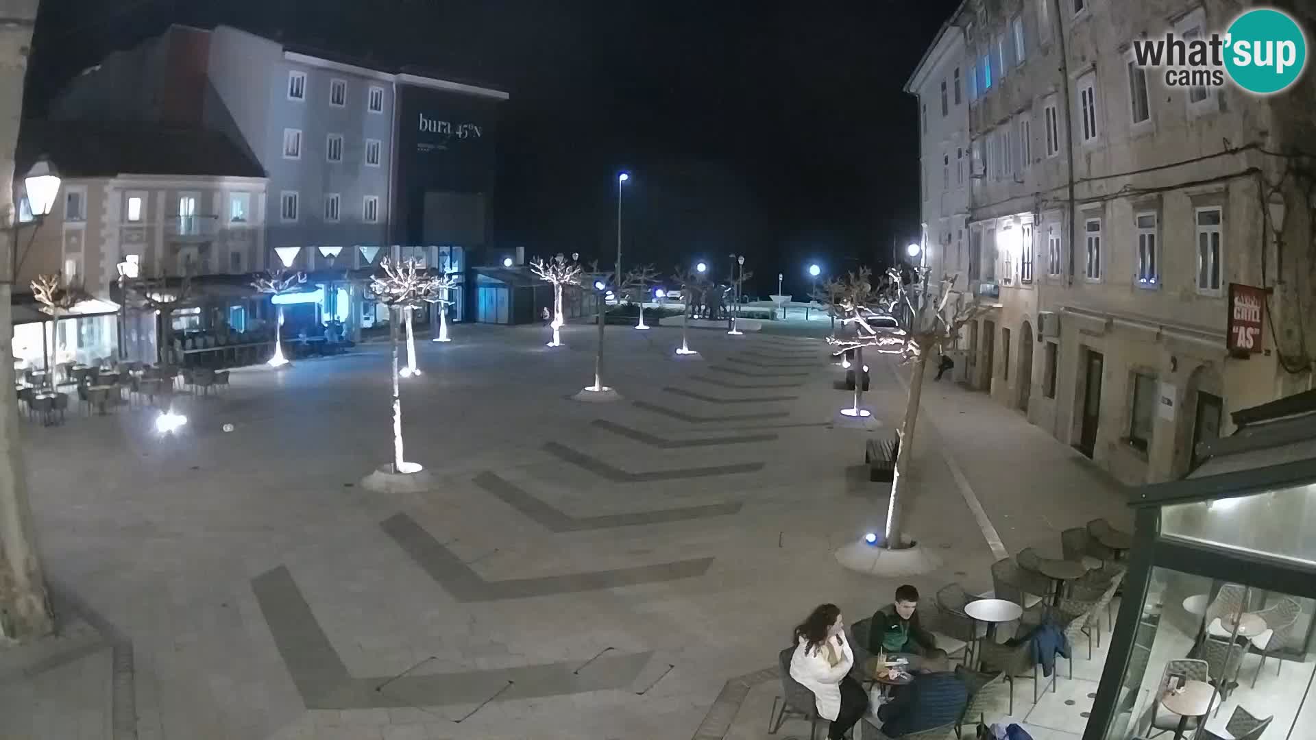 Center of Senj city – Pavlin square – Live Cam Dalmatia