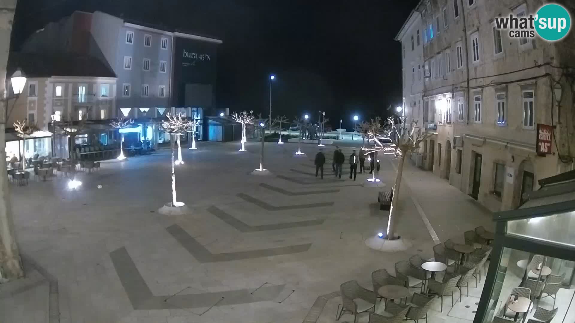Center of Senj city – Pavlin square – Live Cam Dalmatia