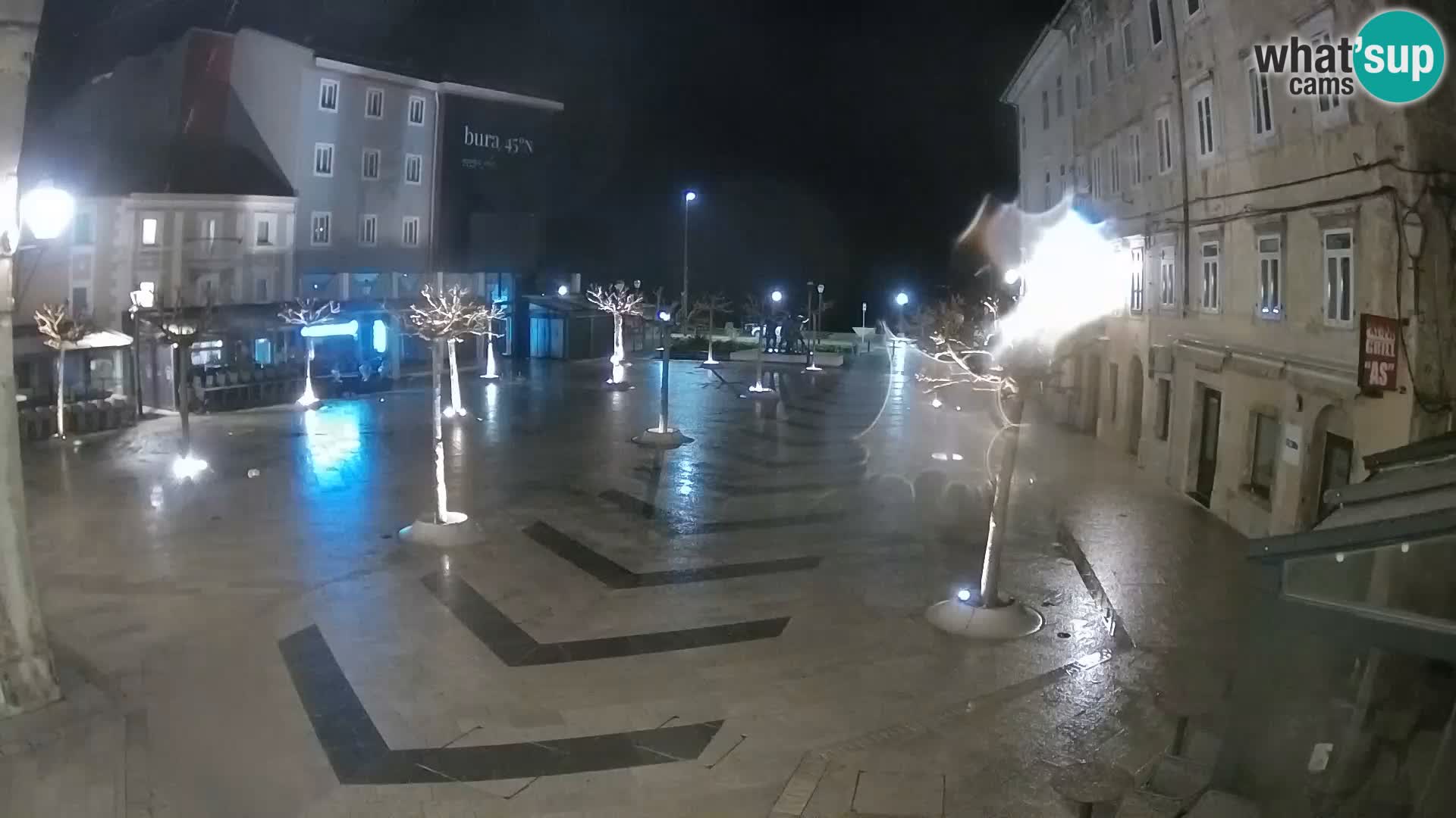 Centre de la ville de Senj – Place Pavlin – Live Cam Dalmatie