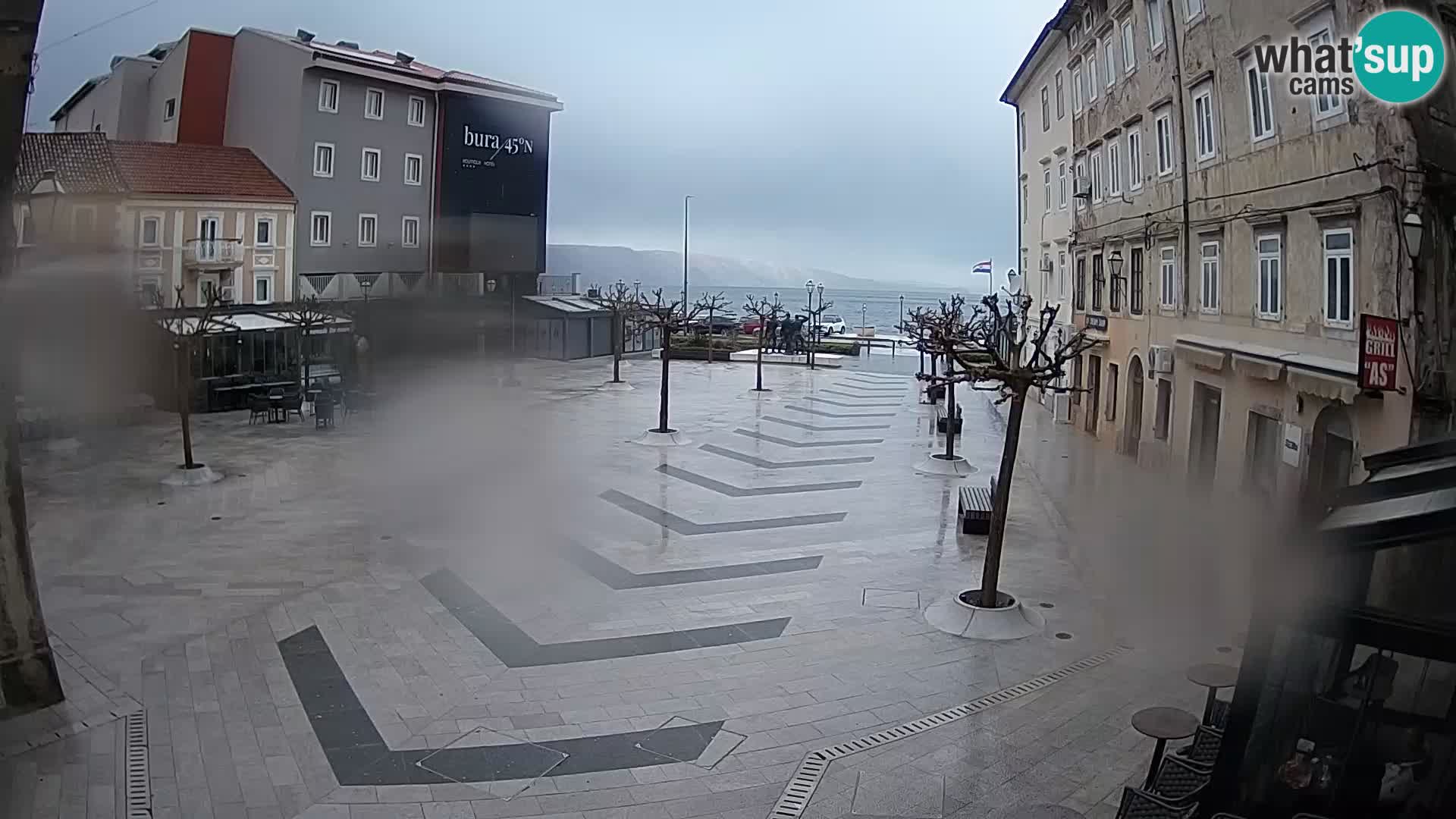 Center of Senj city – Pavlin square – Live Cam Dalmatia