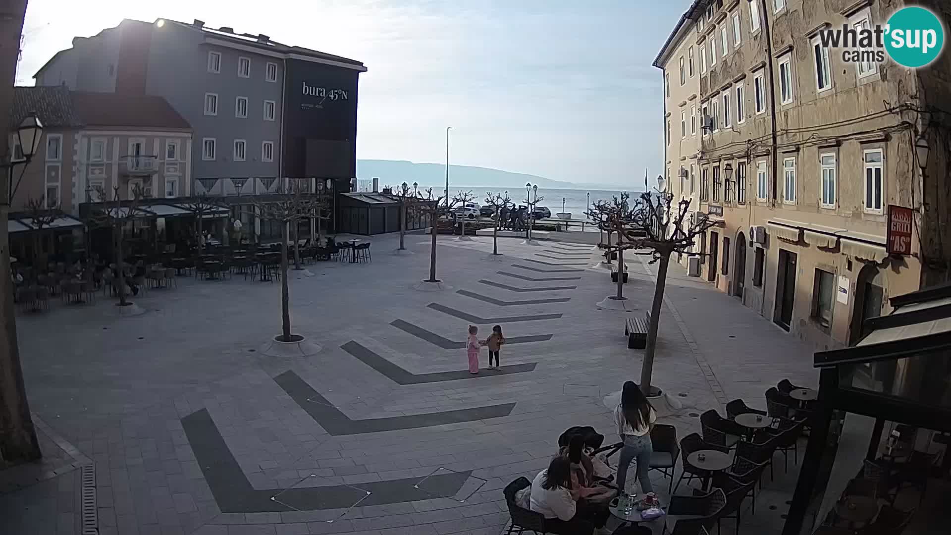 Center of Senj city – Pavlin square – Live Cam Dalmatia
