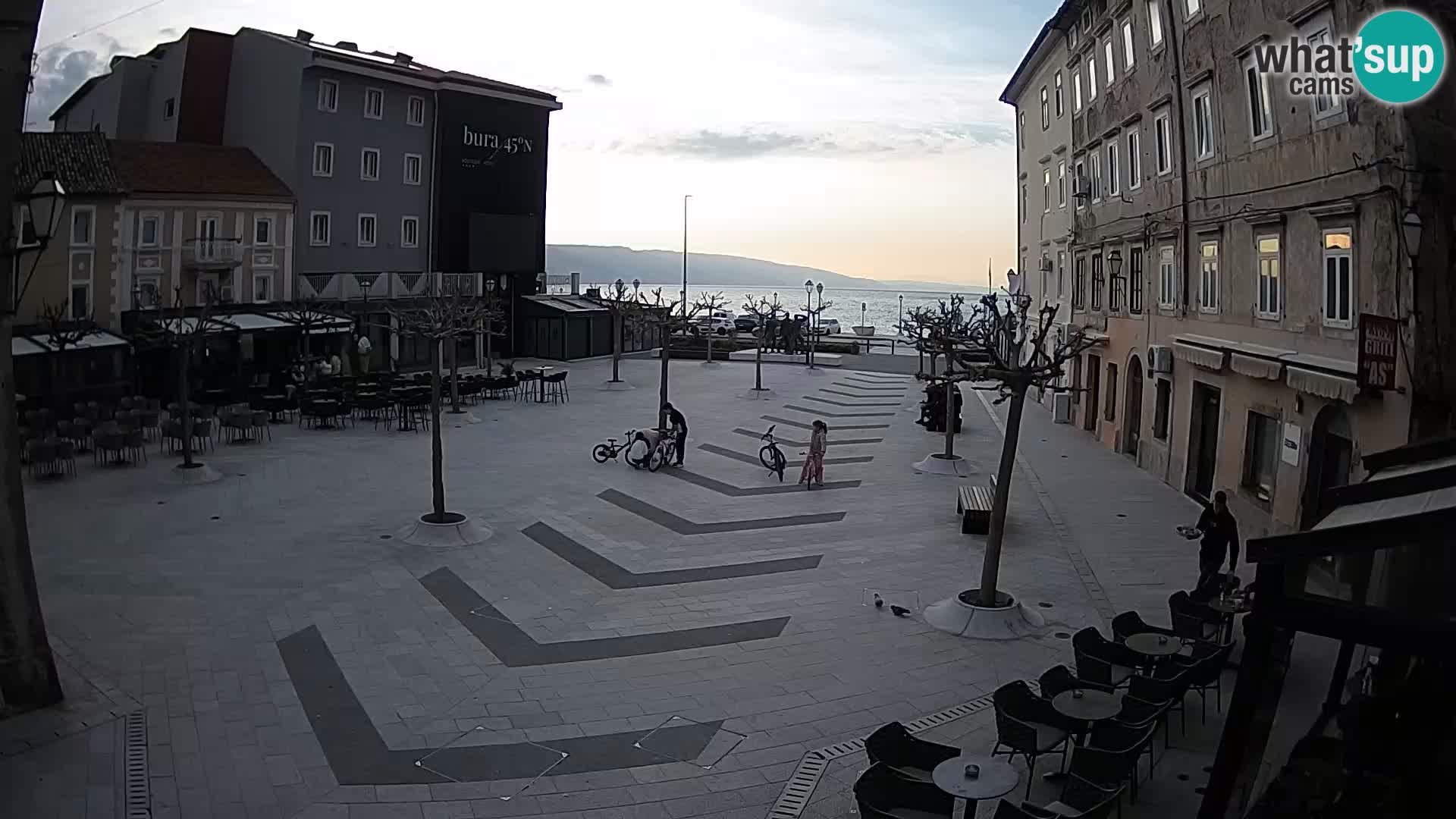 Center of Senj city – Pavlin square – Live Cam Dalmatia