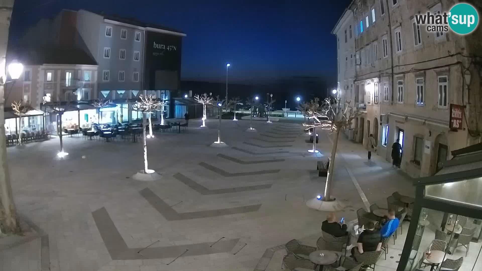 Centre de la ville de Senj – Place Pavlin – Live Cam Dalmatie