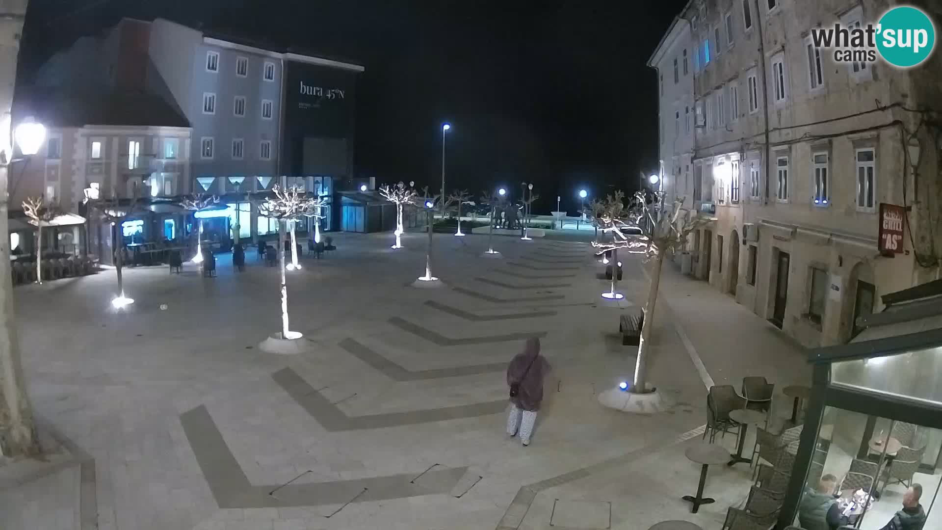 Center of Senj city – Pavlin square – Live Cam Dalmatia