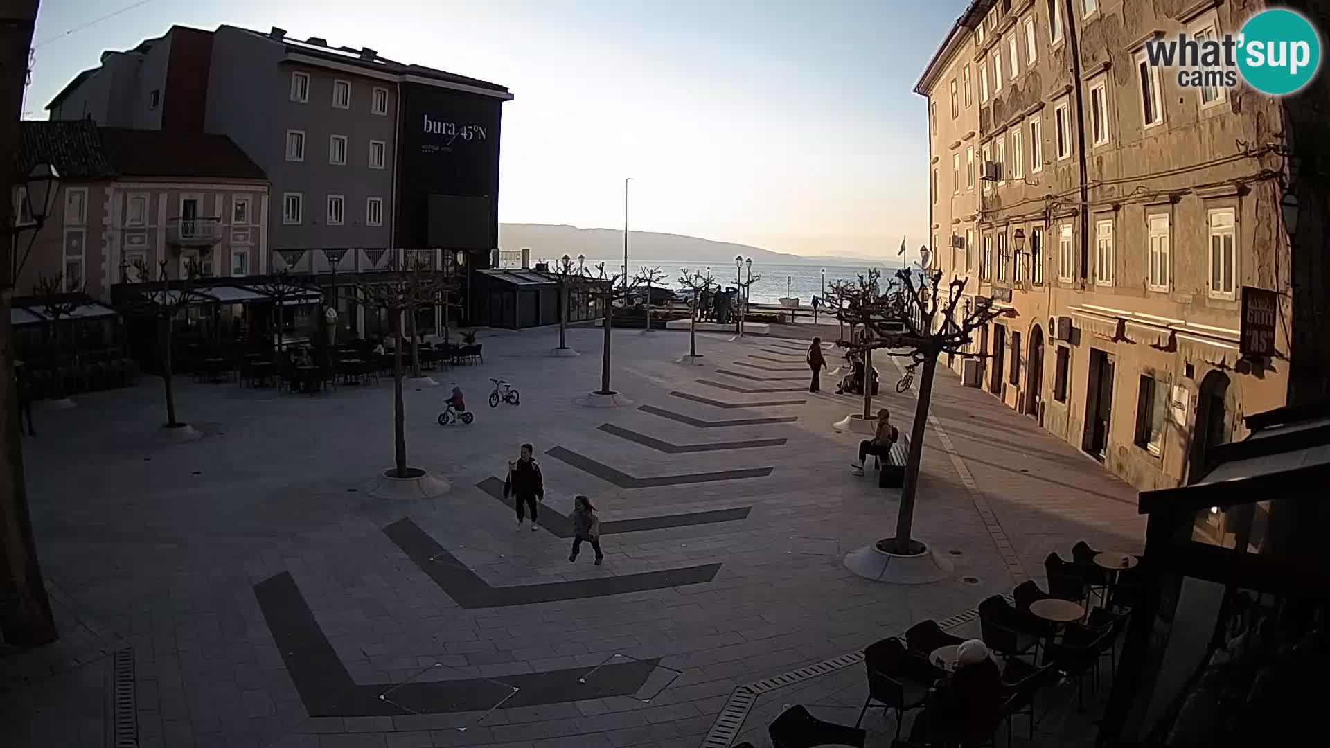 Center of Senj city – Pavlin square – Live Cam Dalmatia
