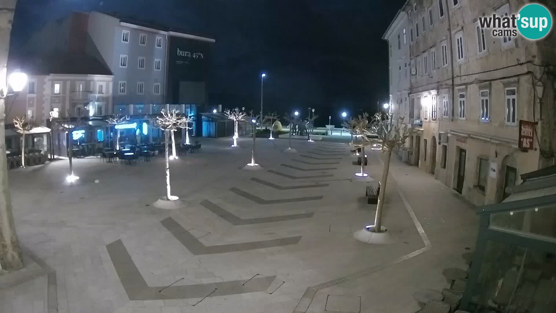 Center of Senj city – Pavlin square – Live Cam Dalmatia