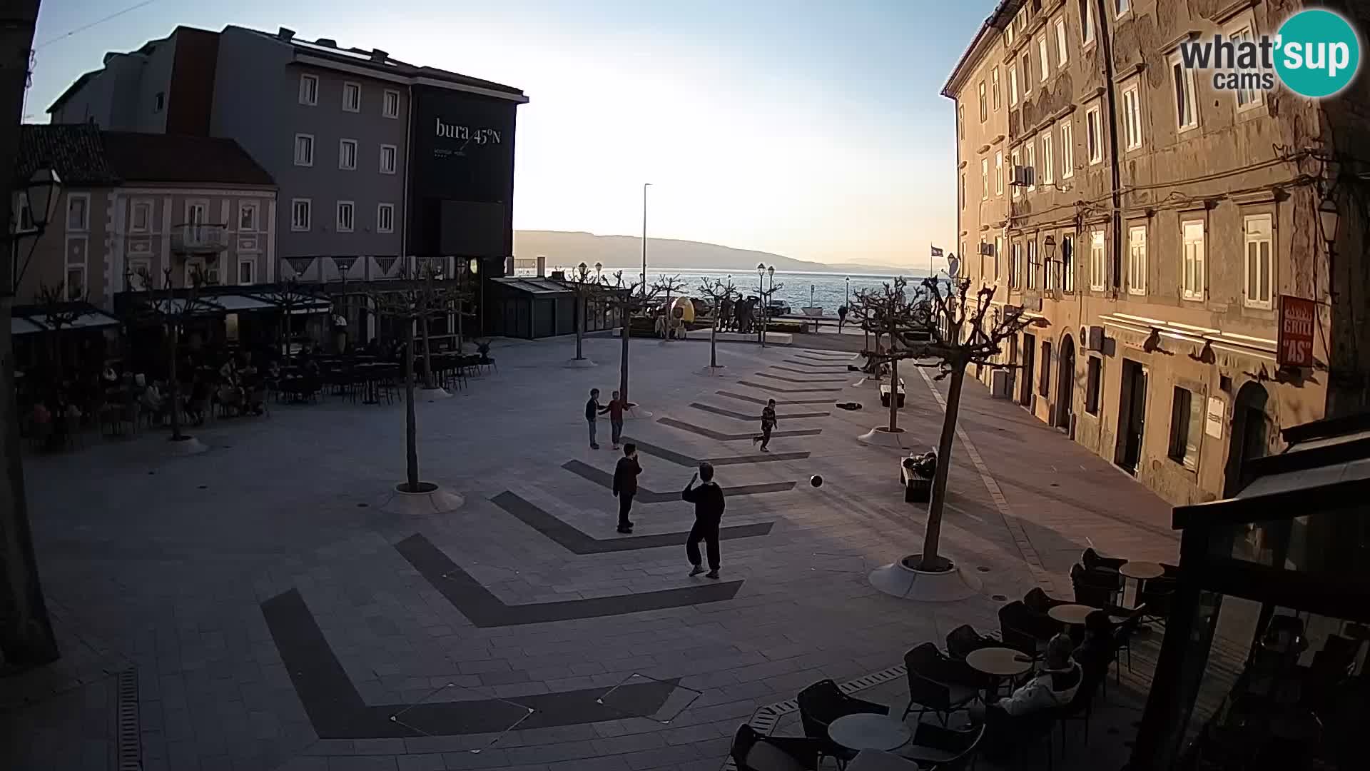 Center of Senj city – Pavlin square – Live Cam Dalmatia
