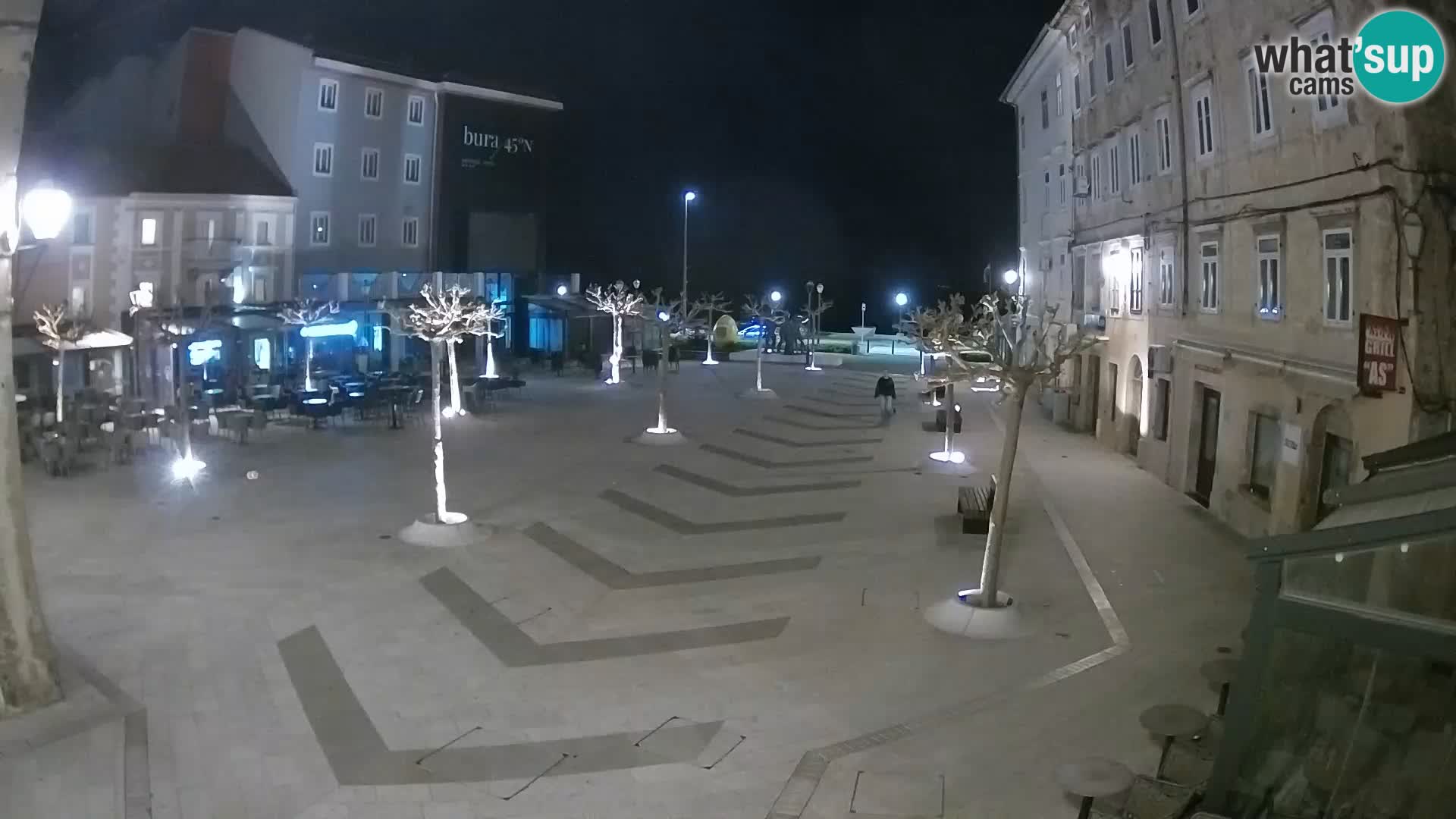 Center mesta Senj – Pavlinski trg – spletne kamere Dalmacija