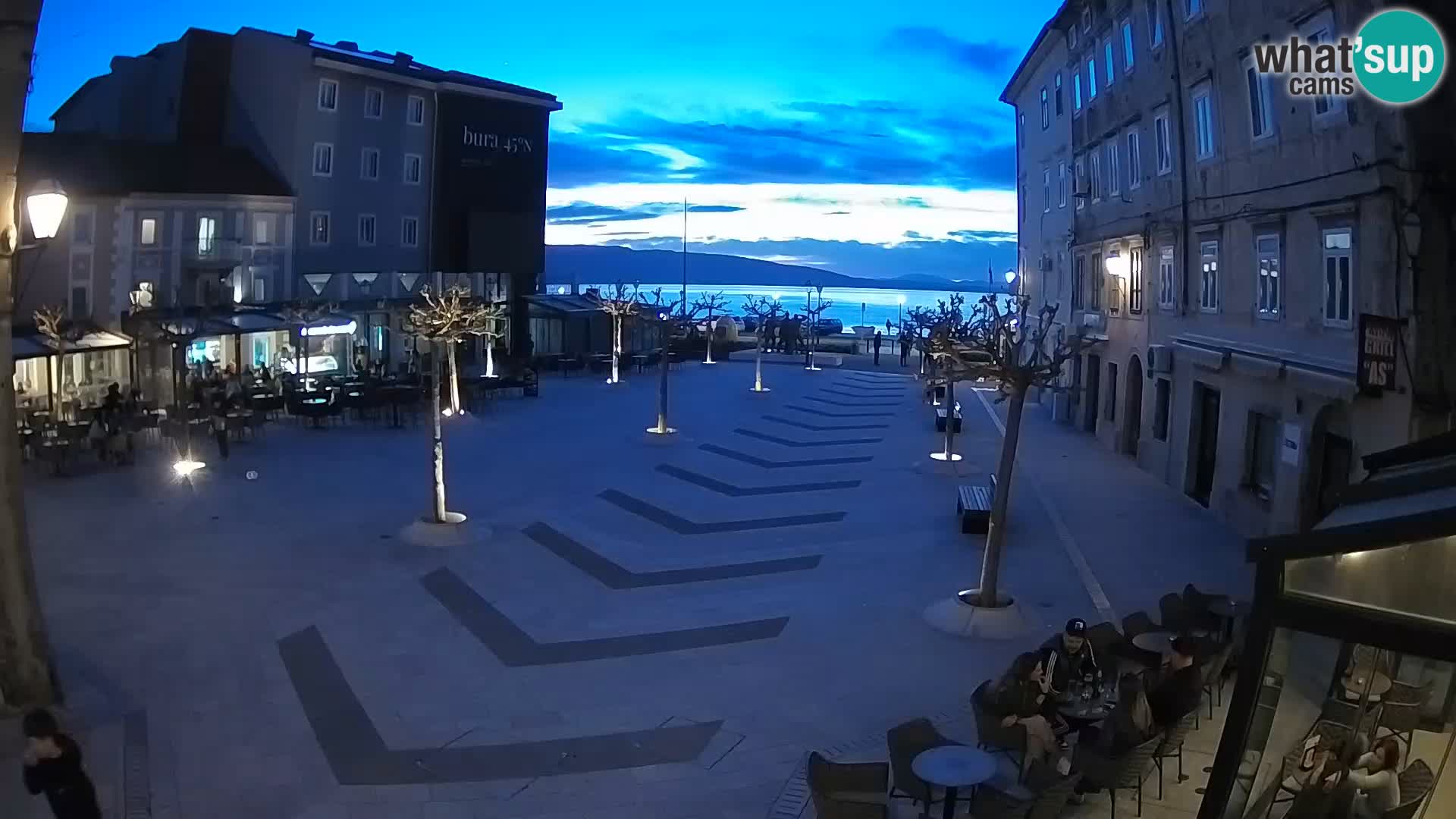 Center of Senj city – Pavlin square – Live Cam Dalmatia