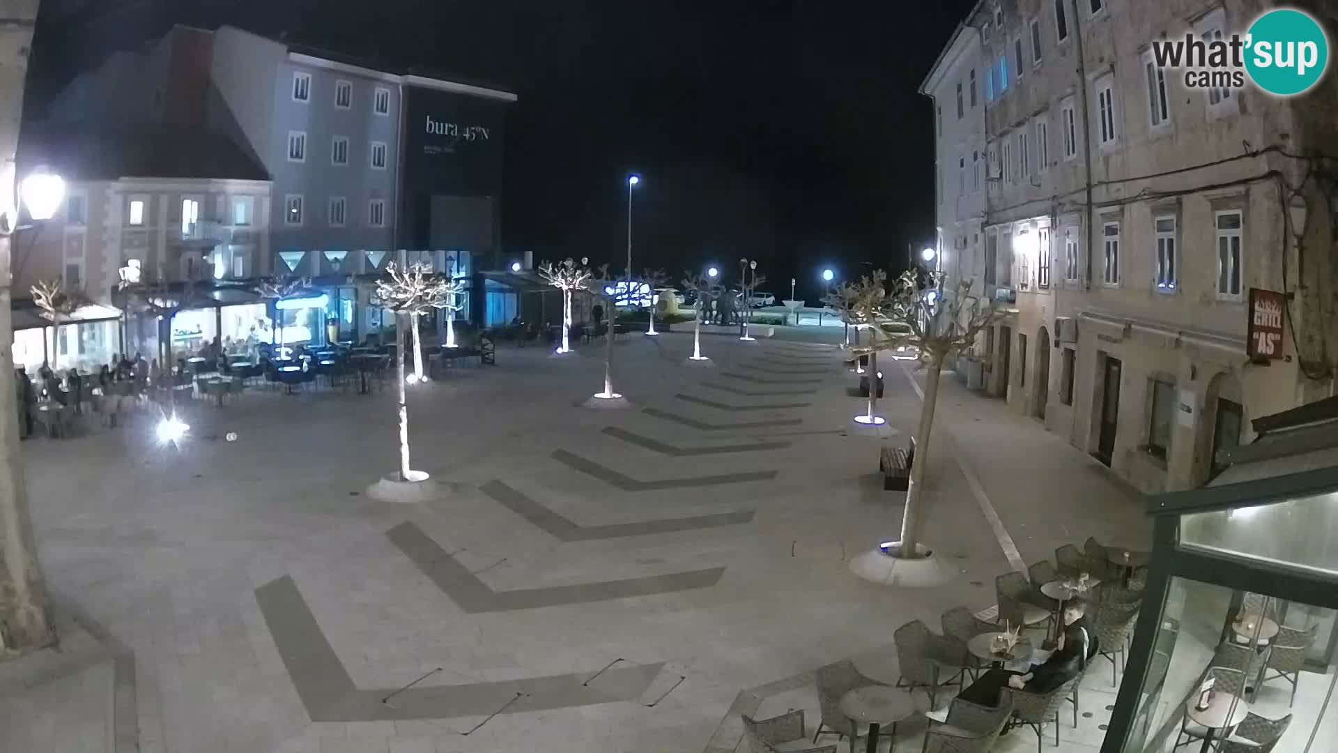 Centre de la ville de Senj – Place Pavlin – Live Cam Dalmatie