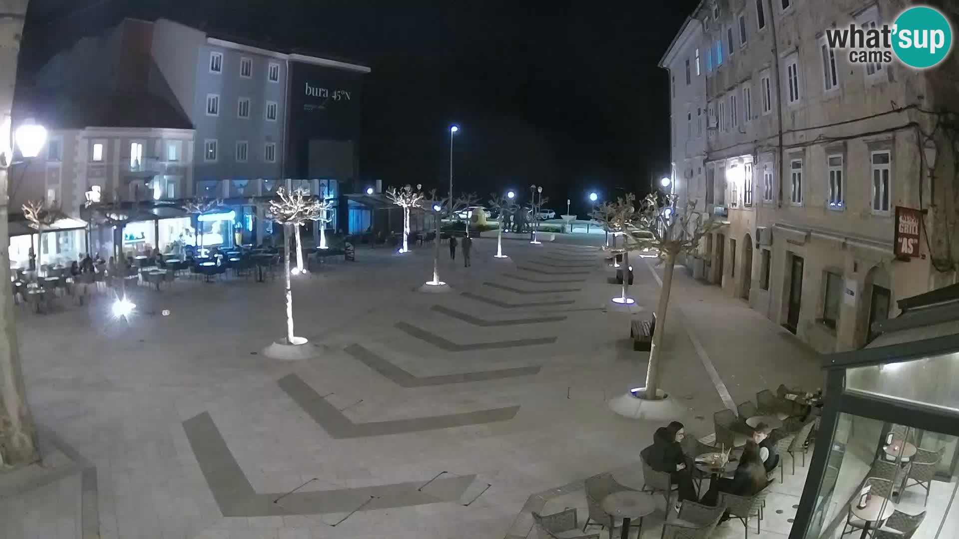 Centre de la ville de Senj – Place Pavlin – Live Cam Dalmatie
