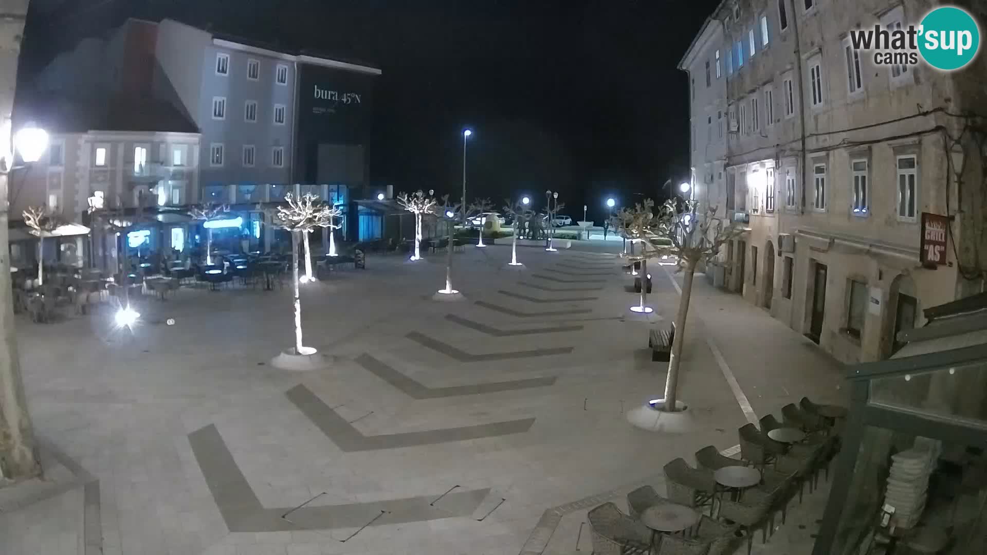 Center of Senj city – Pavlin square – Live Cam Dalmatia