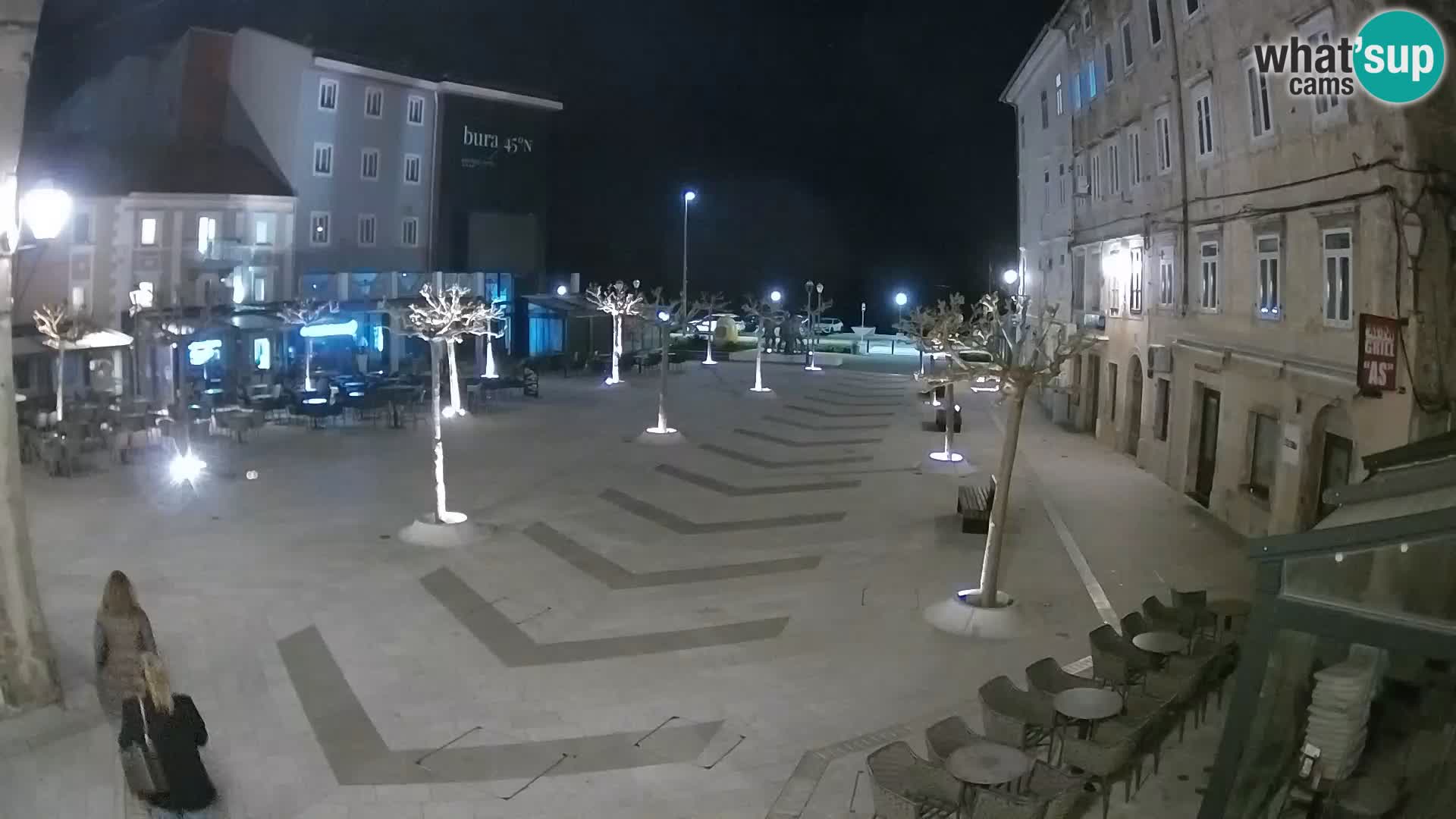 Center mesta Senj – Pavlinski trg – spletne kamere Dalmacija