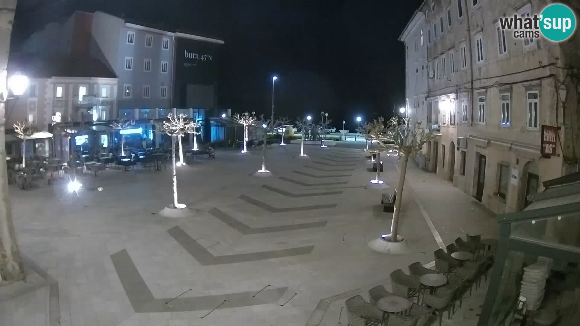 Zentrum der Stadt Senj – Pavlin platz – Live Cam Dalmatia
