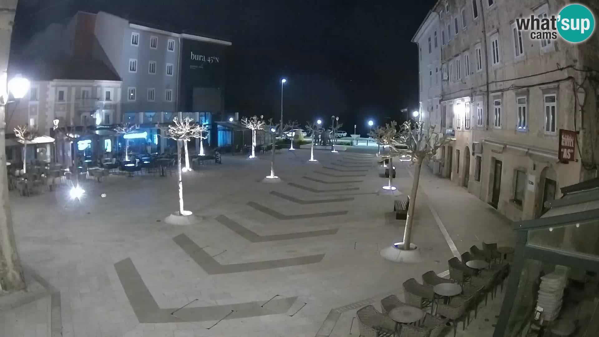 Zentrum der Stadt Senj – Pavlin platz – Live Cam Dalmatia