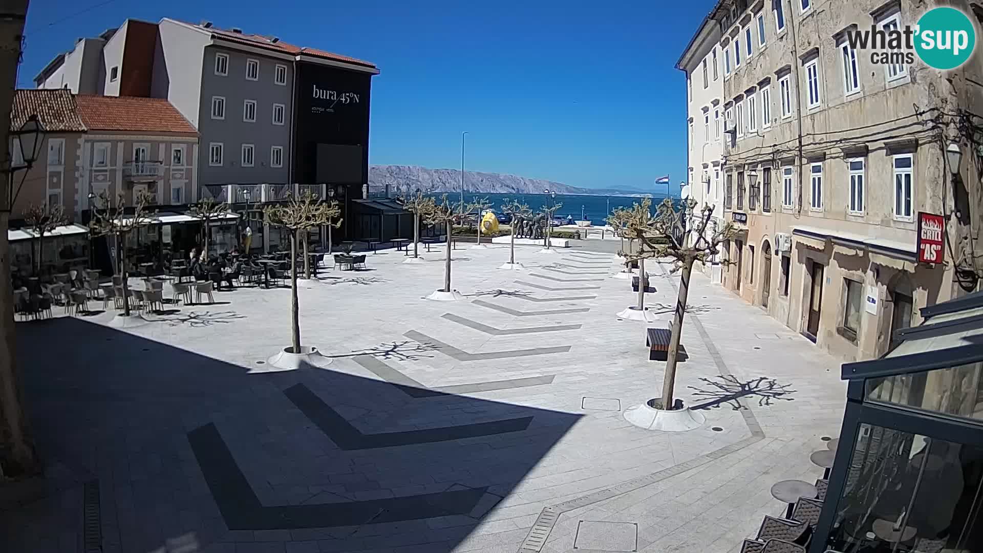 Center of Senj city – Pavlin square – Live Cam Dalmatia