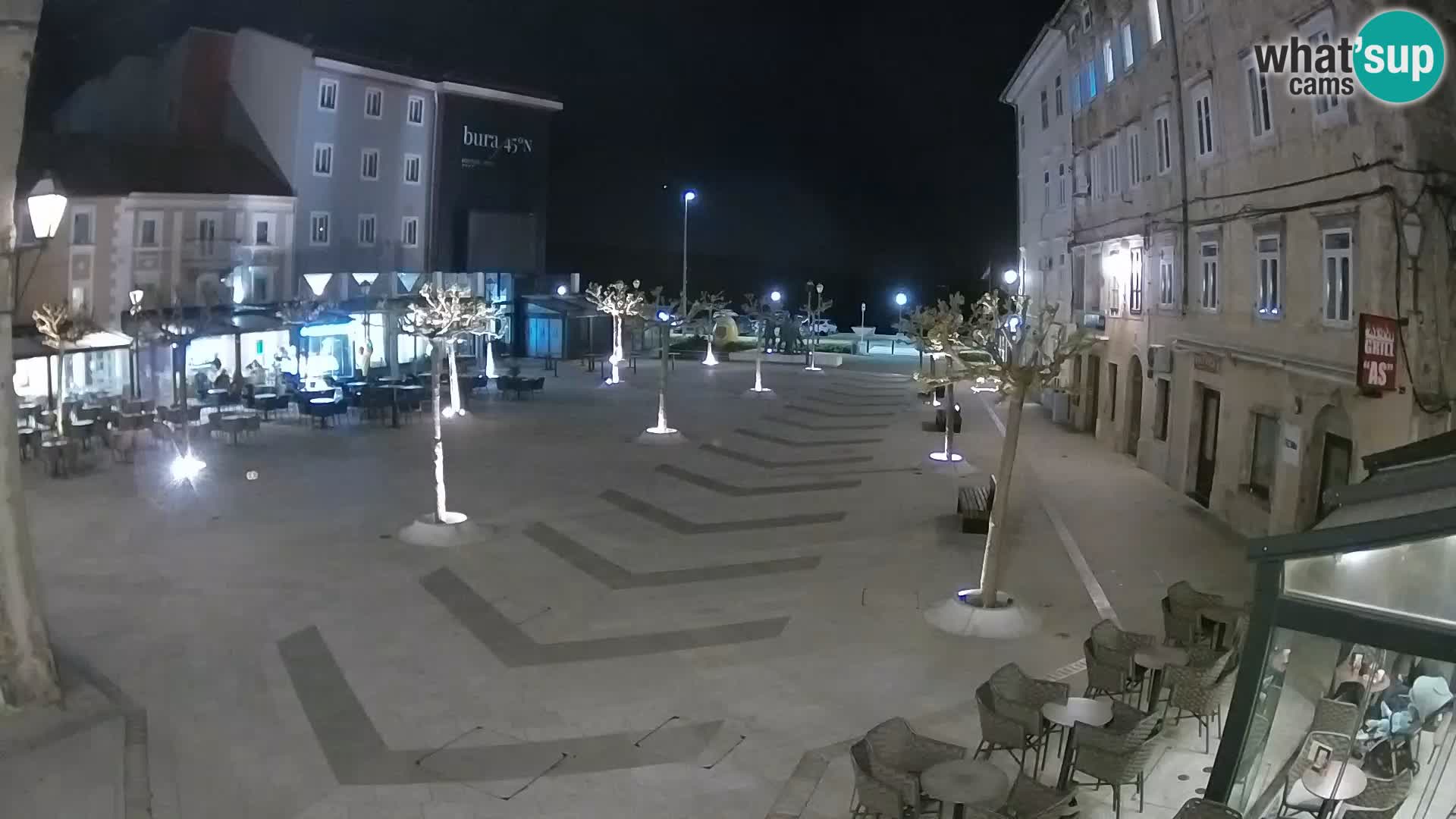 Center of Senj city – Pavlin square – Live Cam Dalmatia