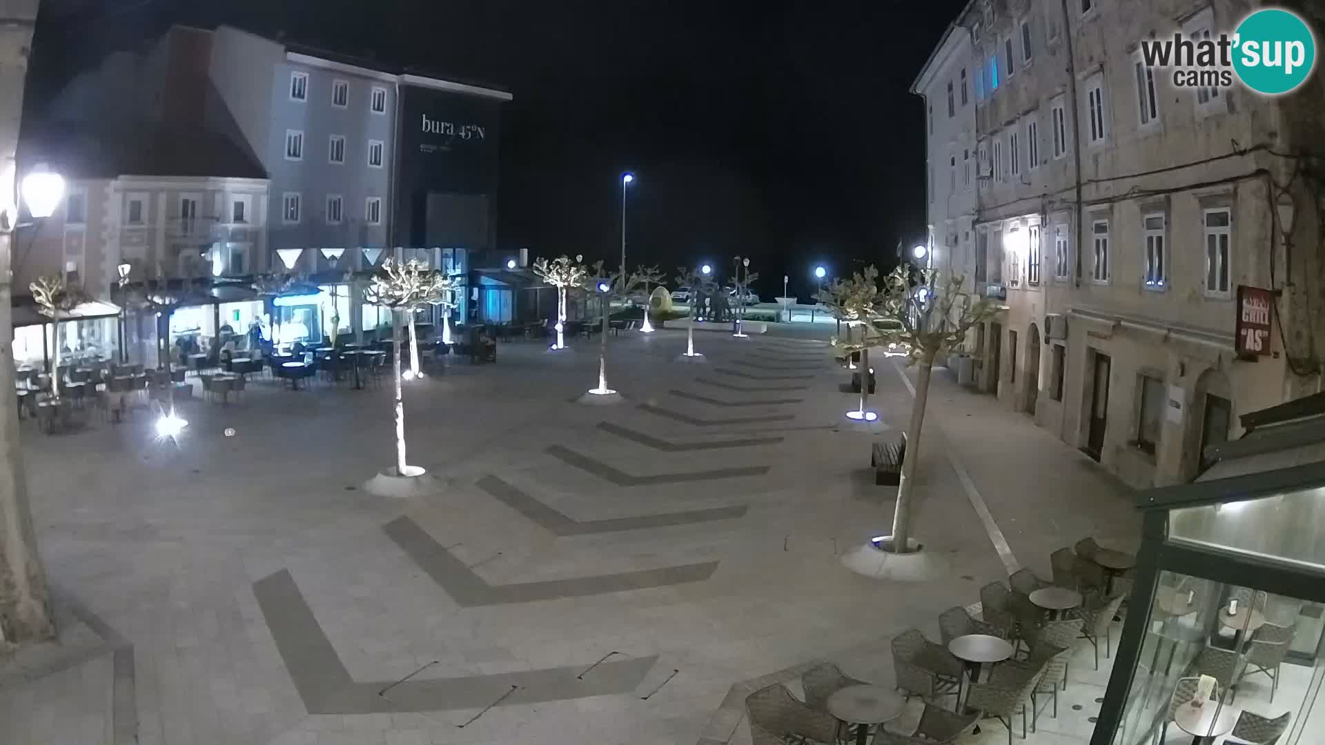 Center of Senj city – Pavlin square – Live Cam Dalmatia