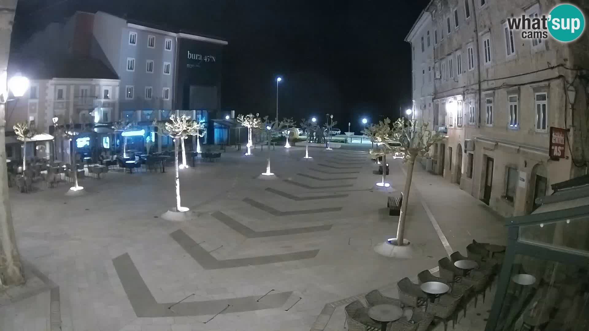 Center of Senj city – Pavlin square – Live Cam Dalmatia