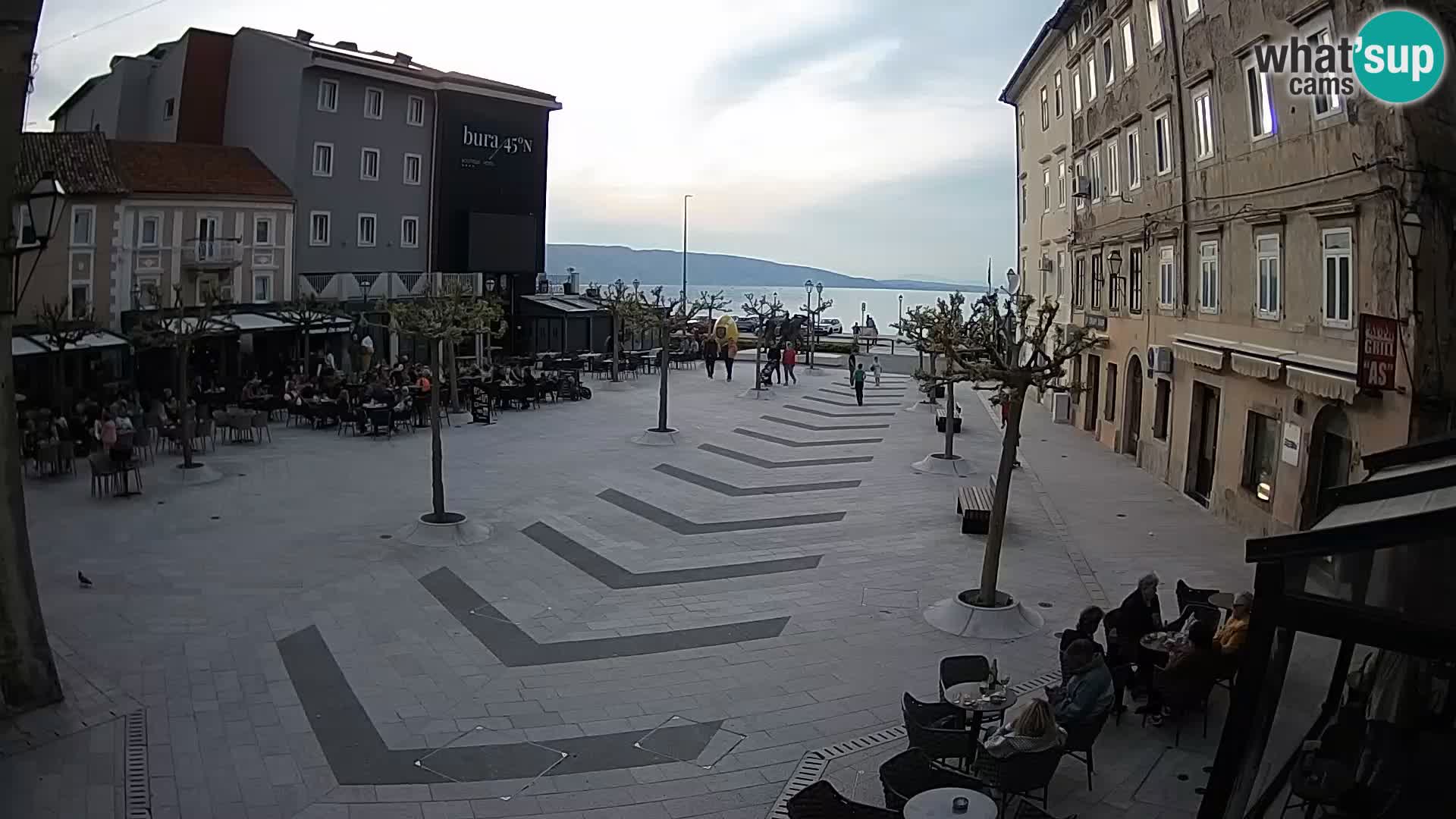 Center of Senj city – Pavlin square – Live Cam Dalmatia