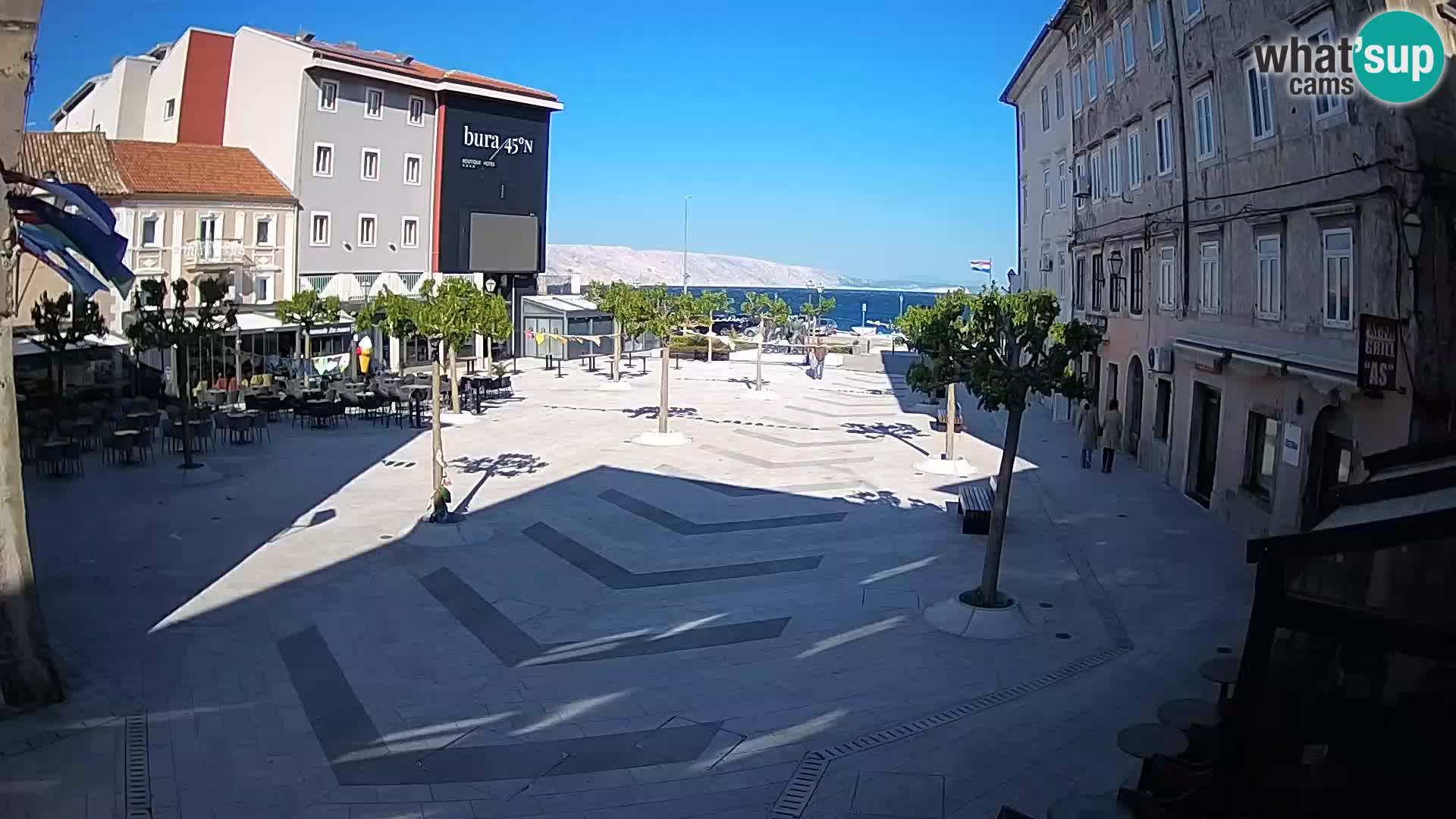 Center of Senj city – Pavlin square – Live Cam Dalmatia