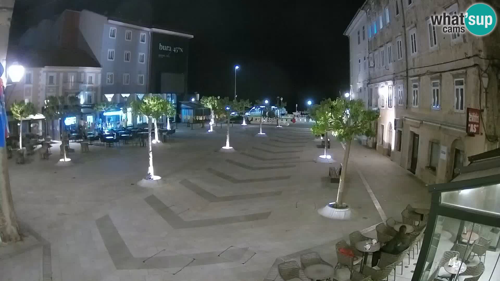 Center of Senj city – Pavlin square – Live Cam Dalmatia