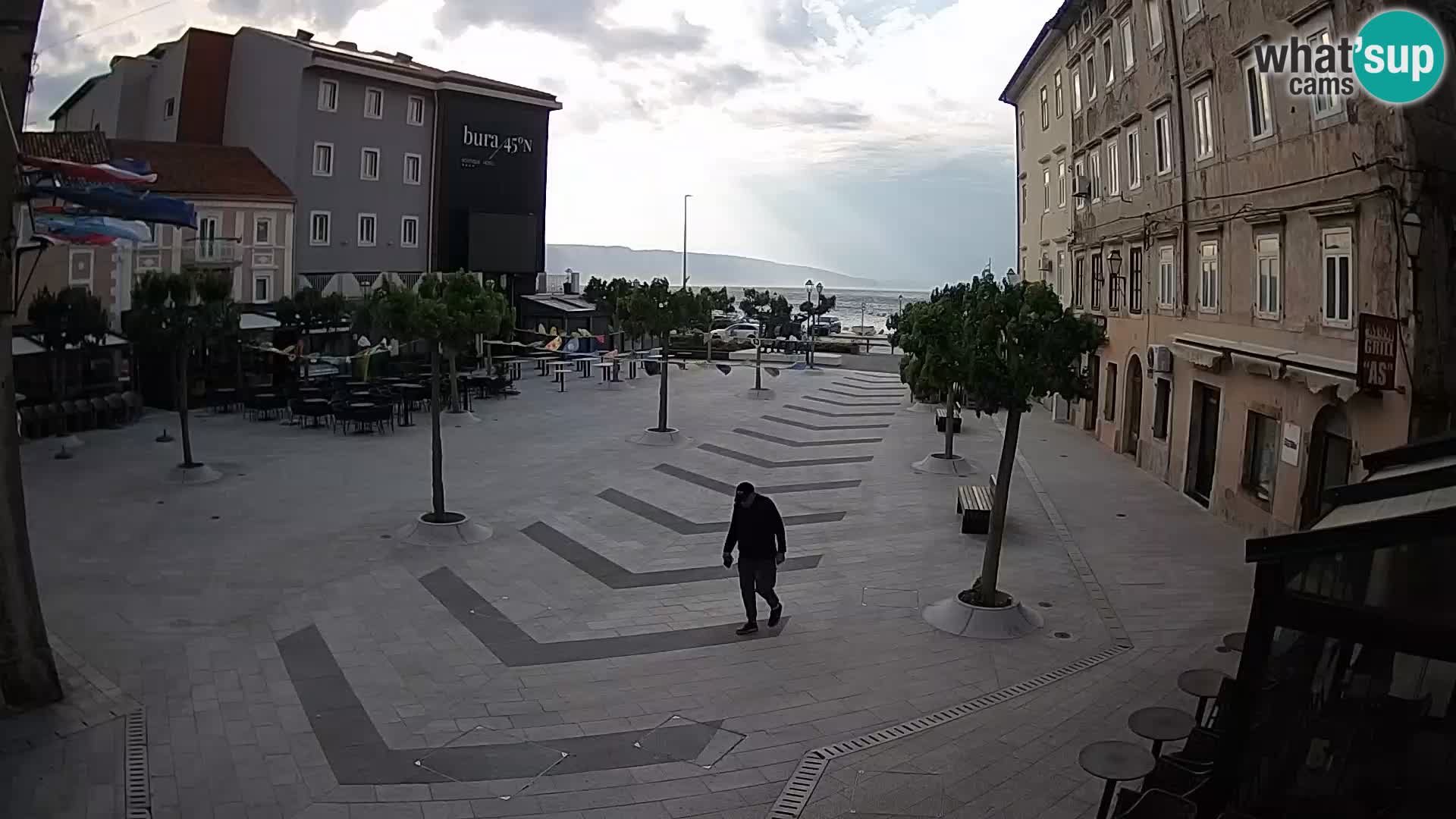 Center of Senj city – Pavlin square – Live Cam Dalmatia