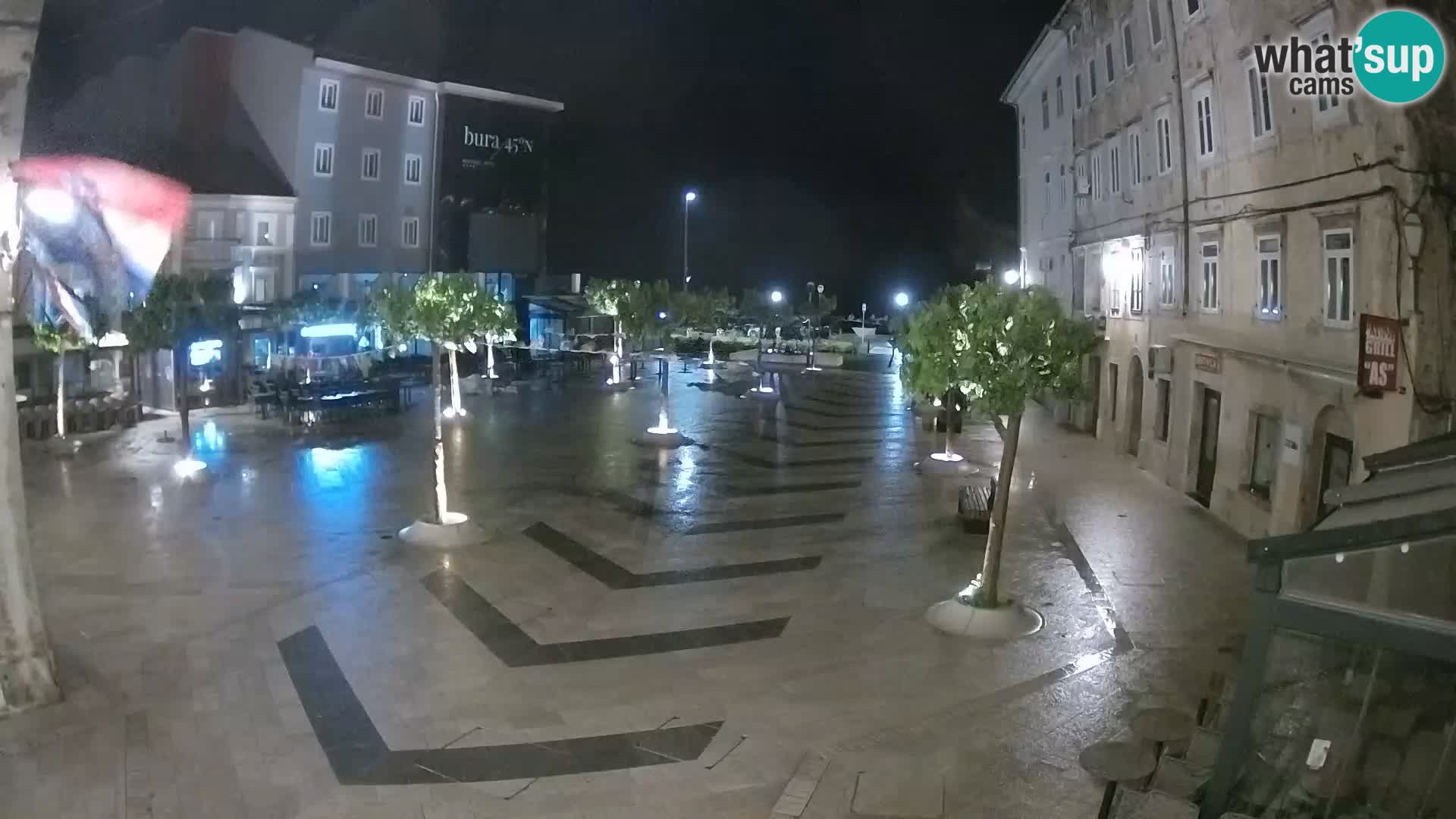 Center of Senj city – Pavlin square – Live Cam Dalmatia