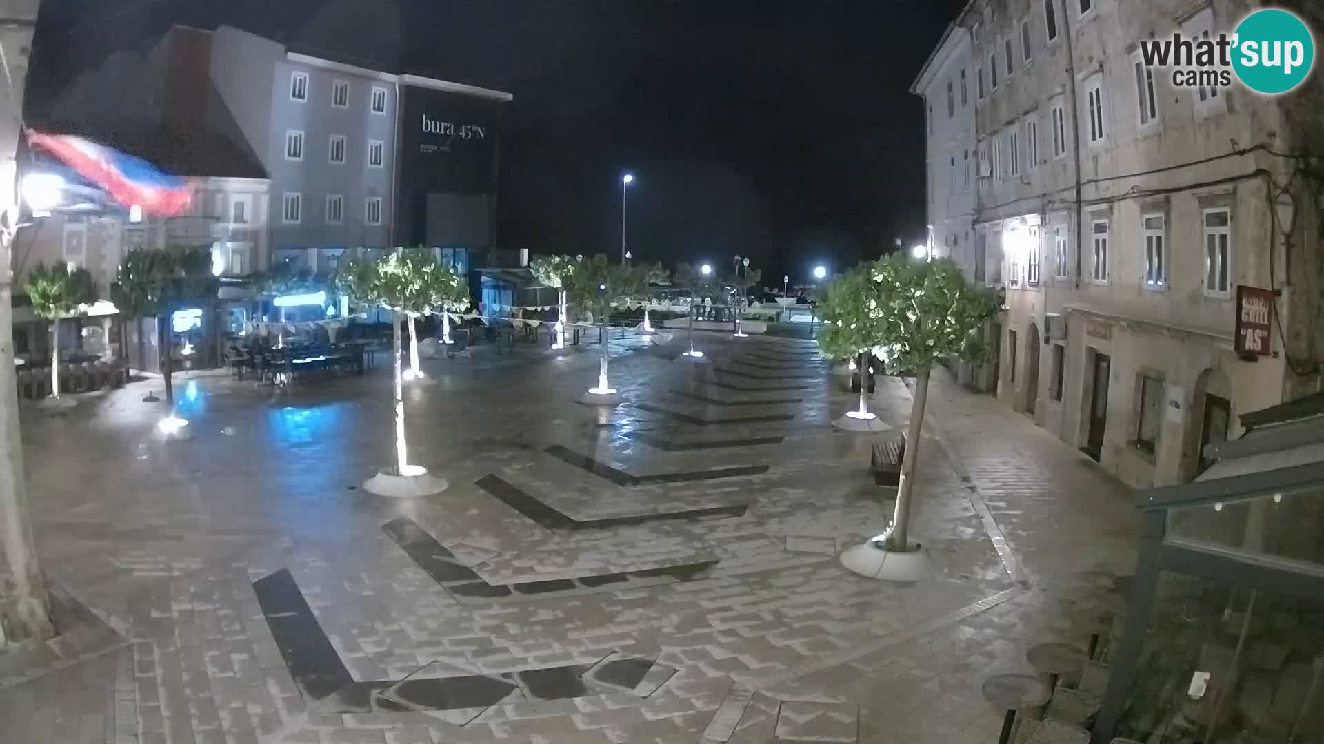 Center of Senj city – Pavlin square – Live Cam Dalmatia