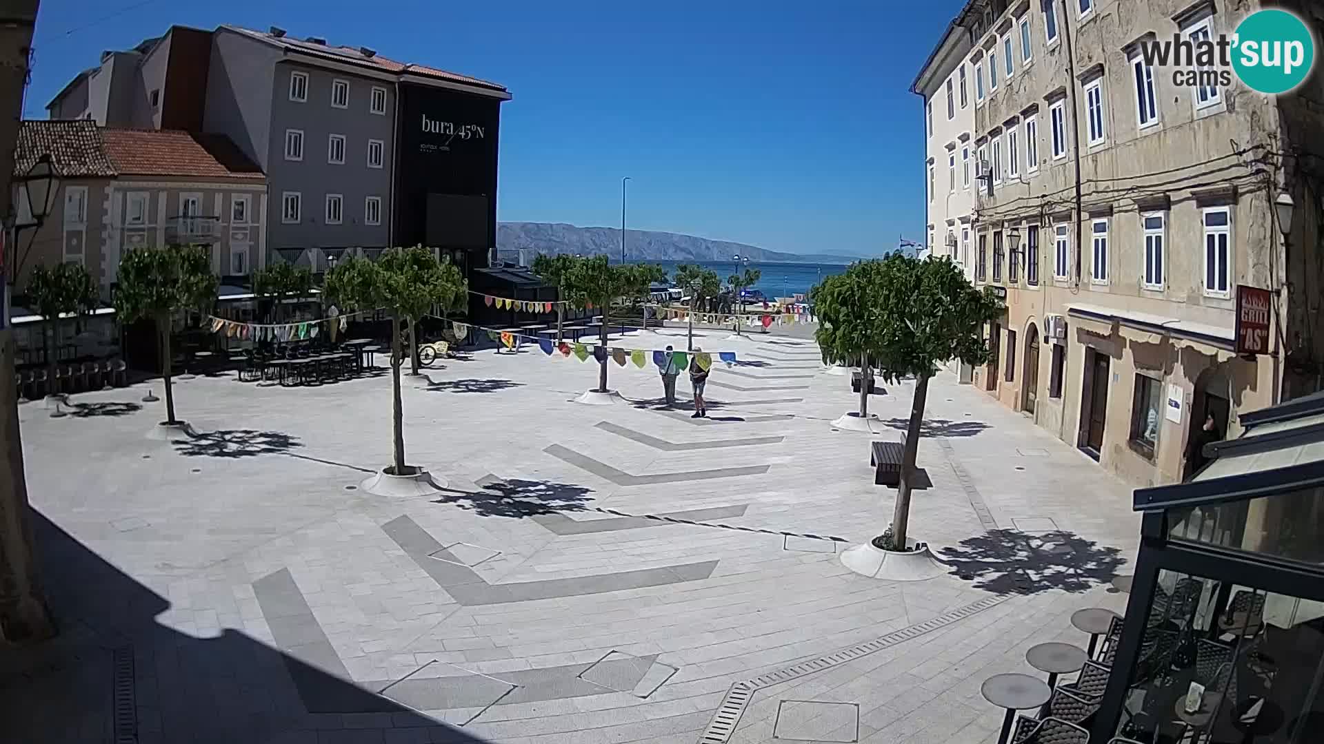 Center of Senj city – Pavlin square – Live Cam Dalmatia